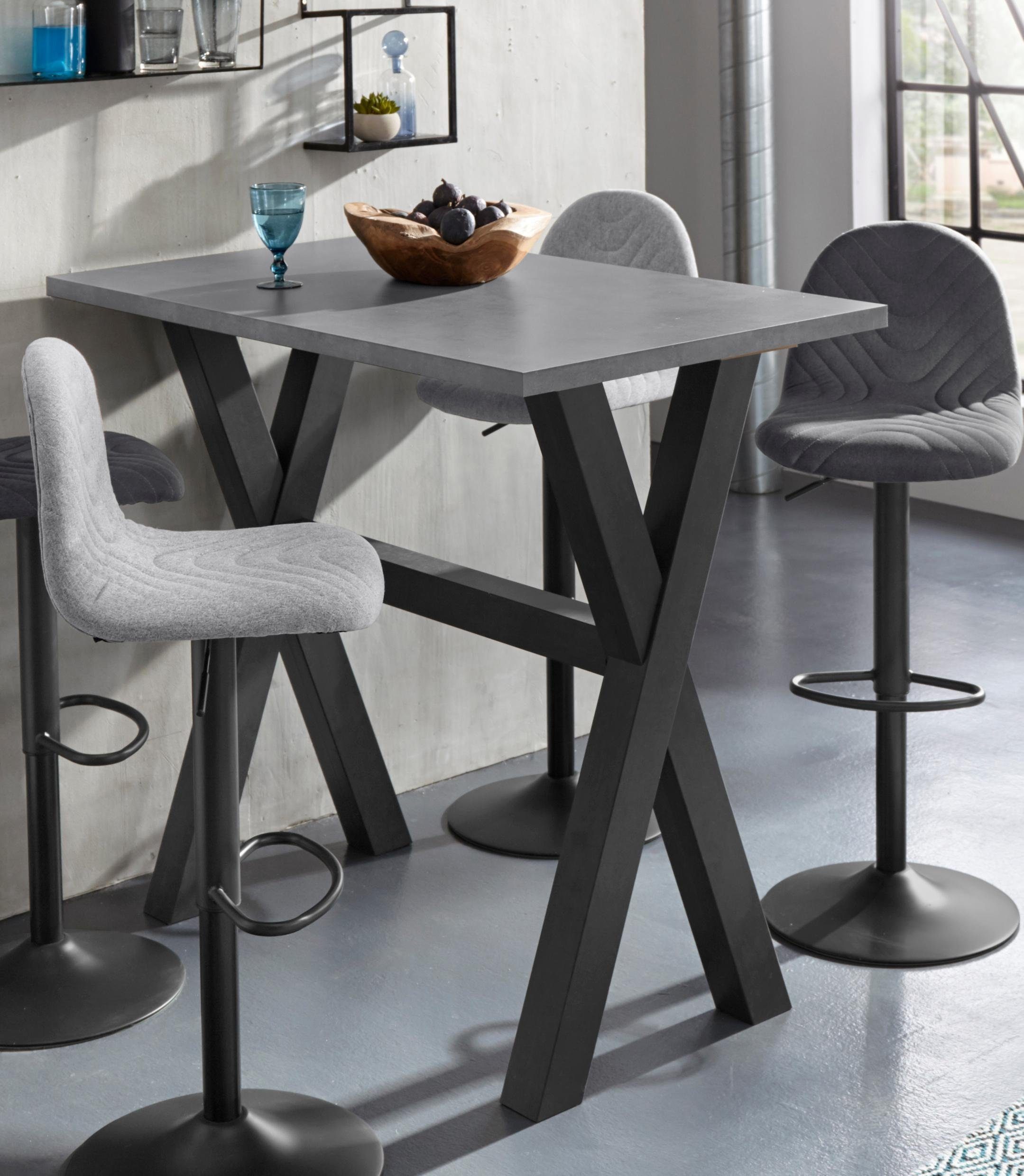 Mäusbacher Bartisch, Gestell in X-Form (Breite günstig online kaufen