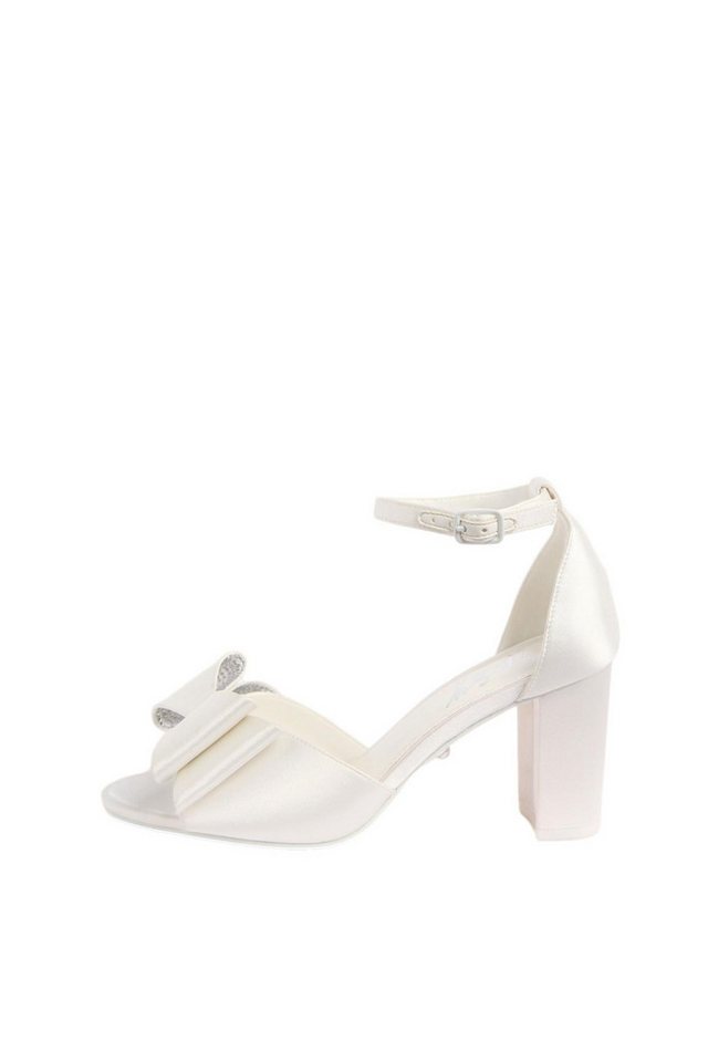 LIPSY Lipsy verzierte Satin-Sandaletten, Brautmode Sandalette