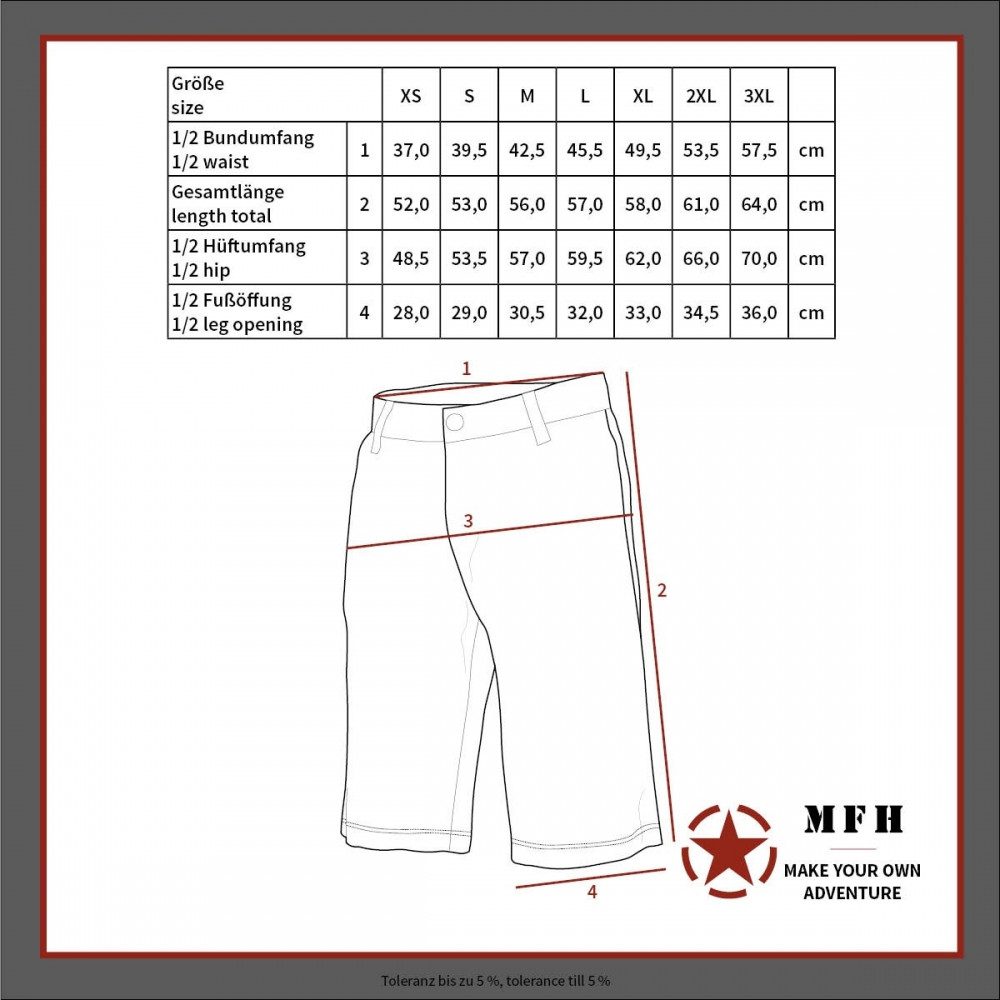 MFH Cargohose mfh US BDU Bermuda, günstig online kaufen