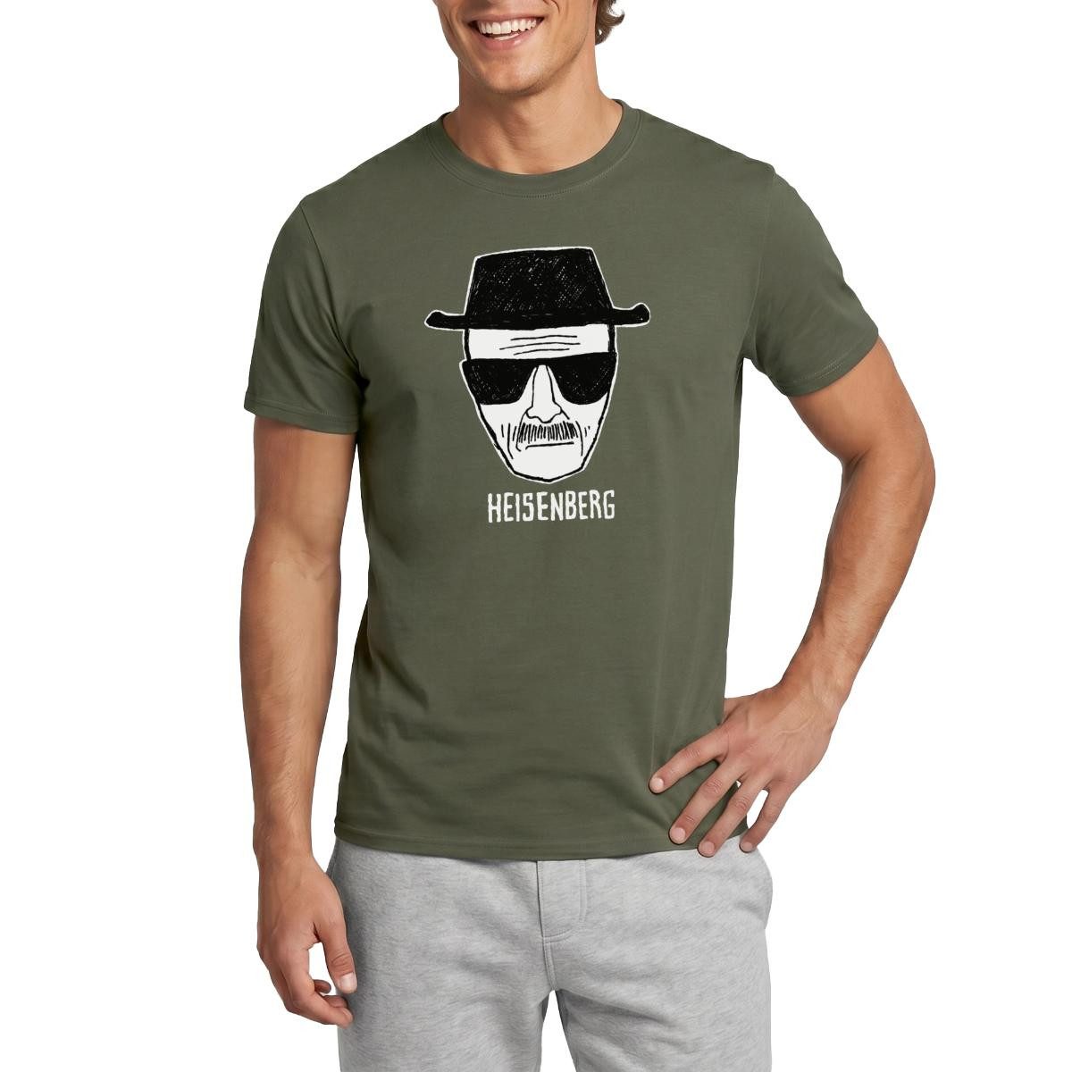 Spreadshirt T-Shirt Breaking Bad Heisenberg Skizze Zeichnung Männer T-Shirt (1-tlg)