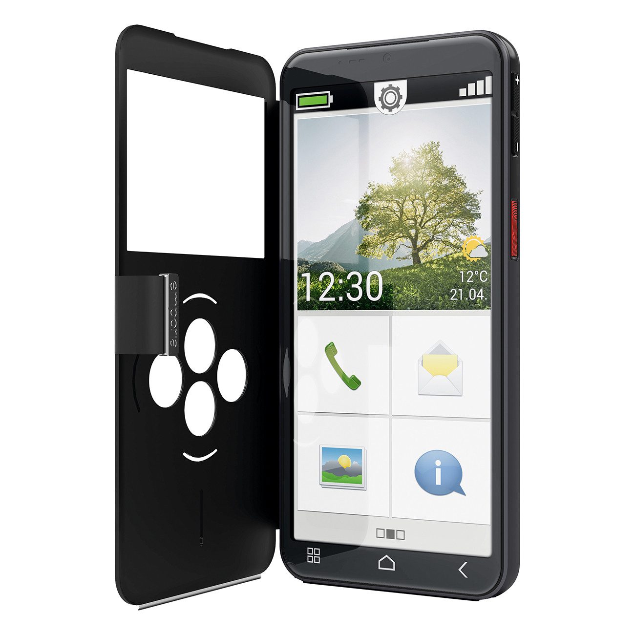 Emporia SMART.7lite Smartphone (13.8 cm/5.45 Zoll, 128 GB Speicherplatz, 13 Megapixel MP Kamera)