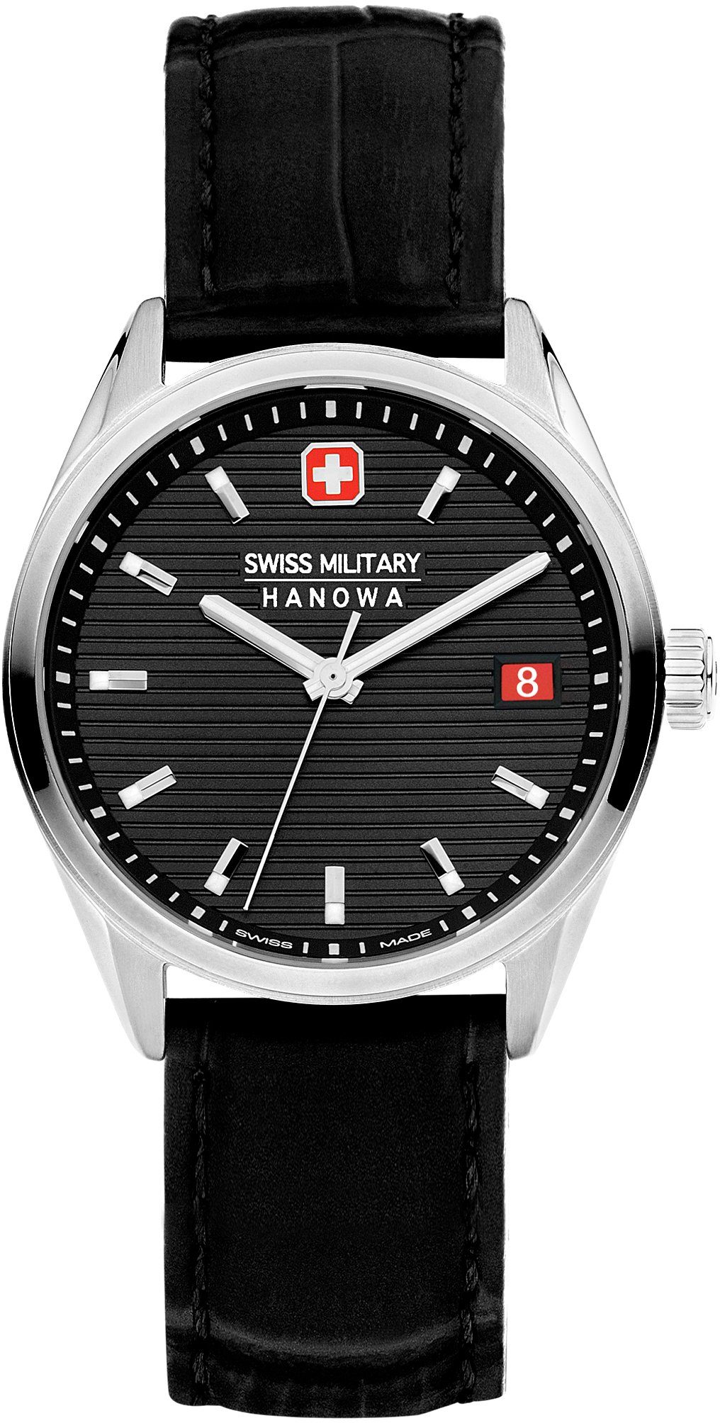 Swiss Military Hanowa Schweizer Uhr ROADRUNNER LADY, SMWLB2200204 Schwarz