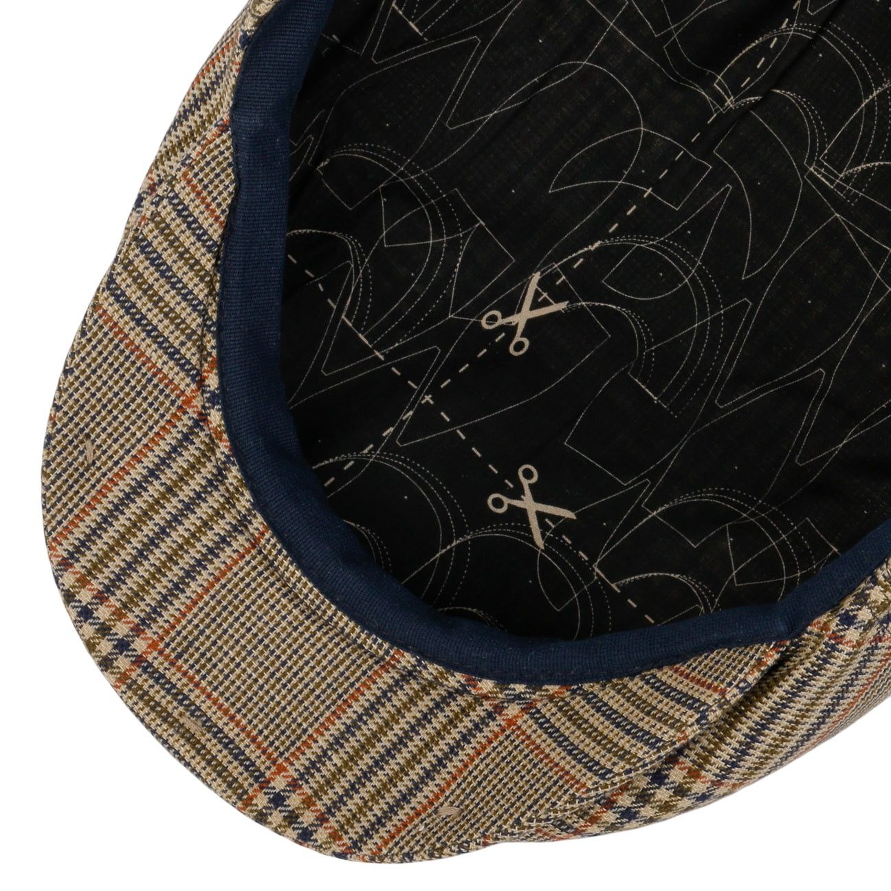 Balmoral Flat Cap (1-St) Schirmmütze mit Schirm, Made in the EU