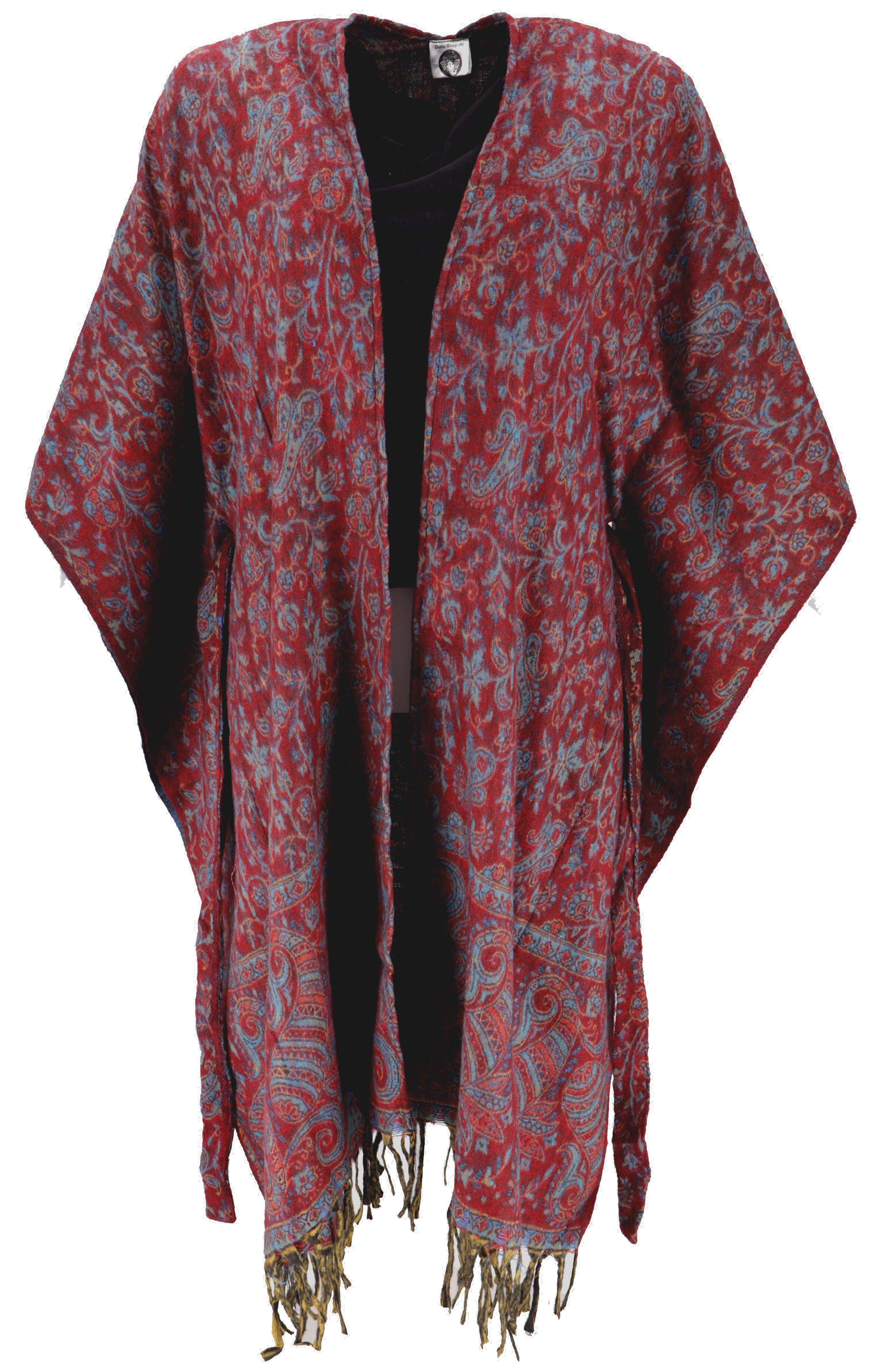 Guru-Shop Kimono Flauschiger Kimono Mantel, Kimonokleid, günstig online kaufen