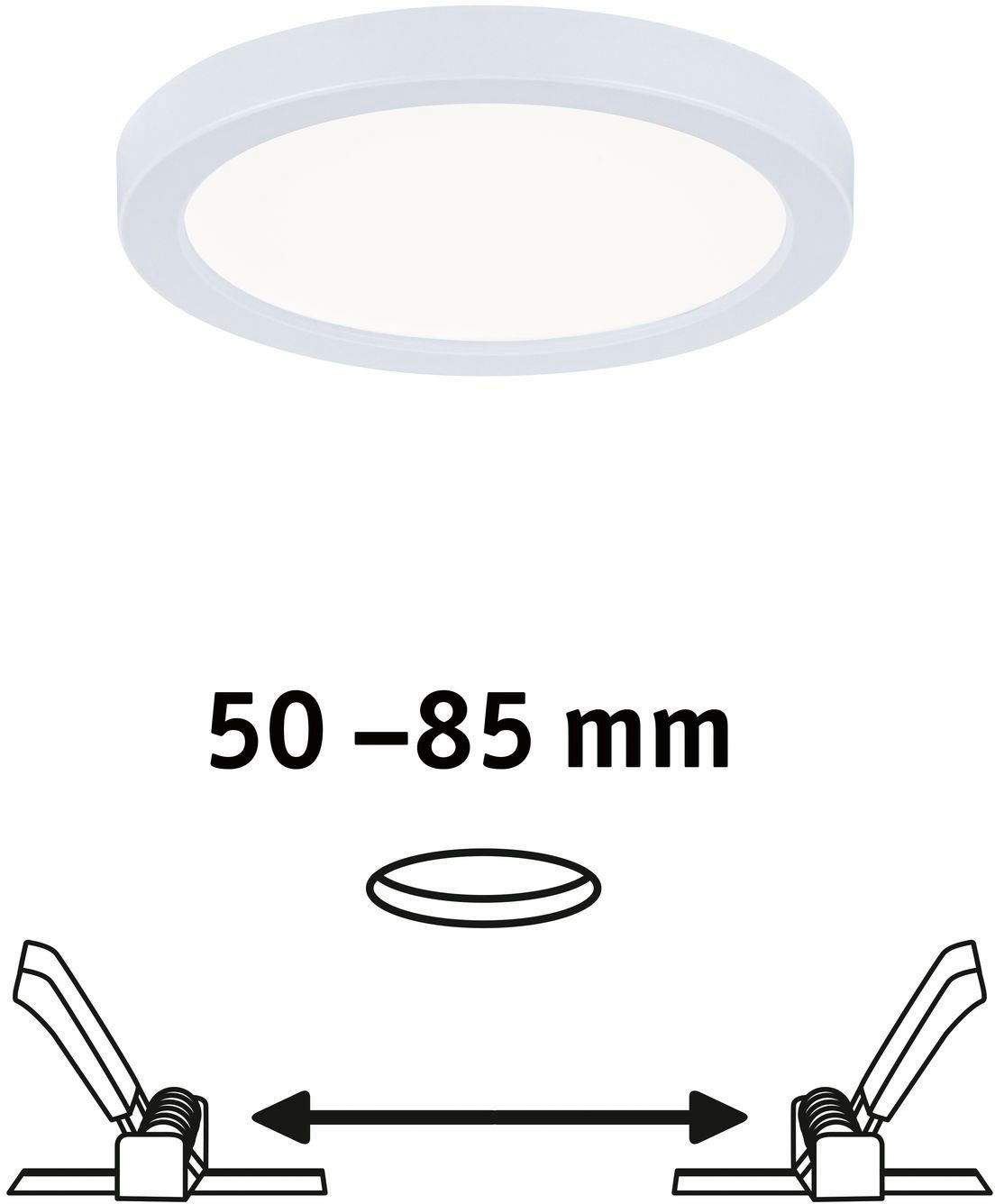 Paulmann LED Einbauleuchte Areo, LED integriert, Neutralweiß, fest LED-Modul