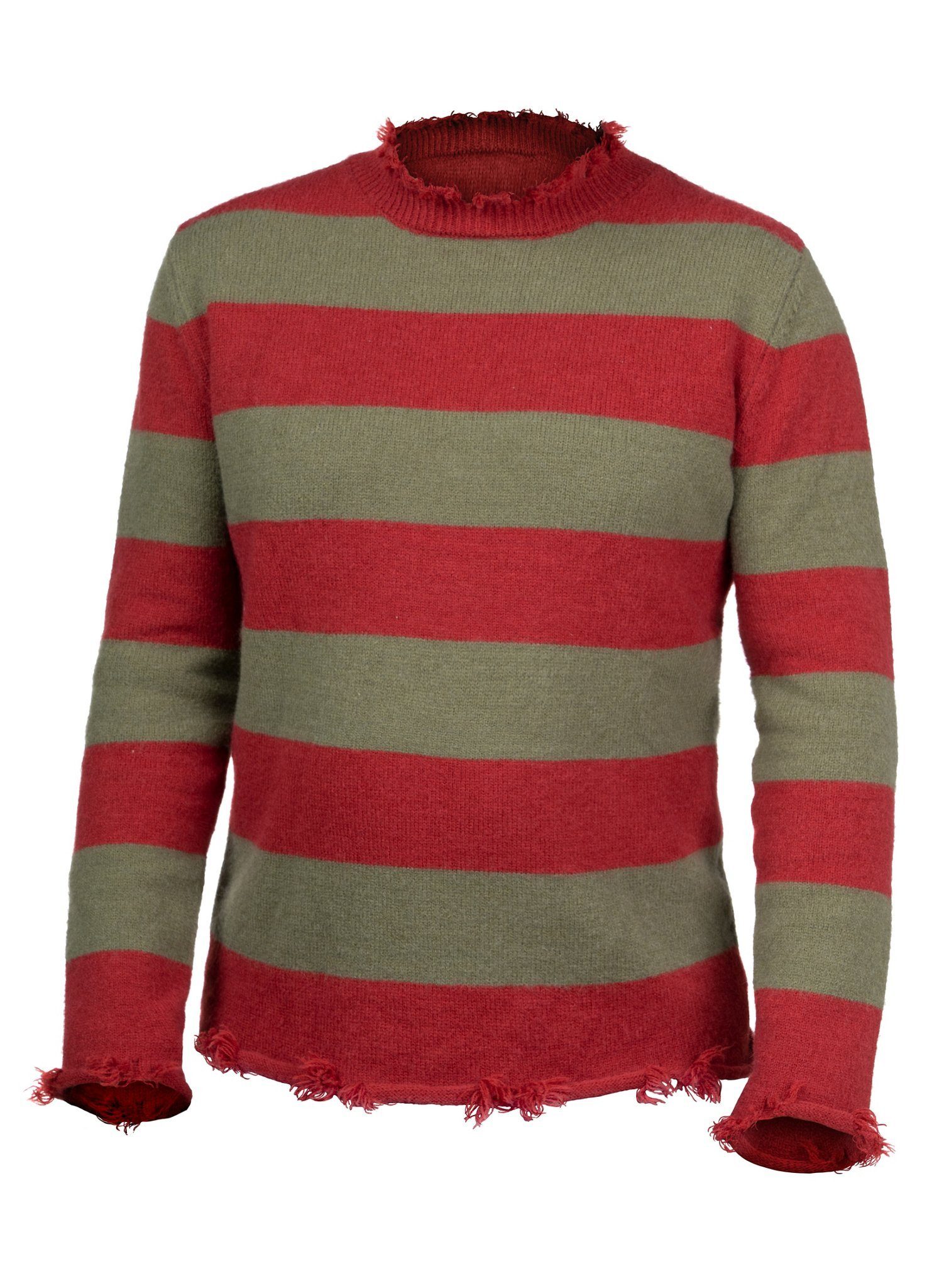 Maskworld Kostüm Freddy Nightmare Pullover Halloween Kostüm Herren, Hochwer günstig online kaufen