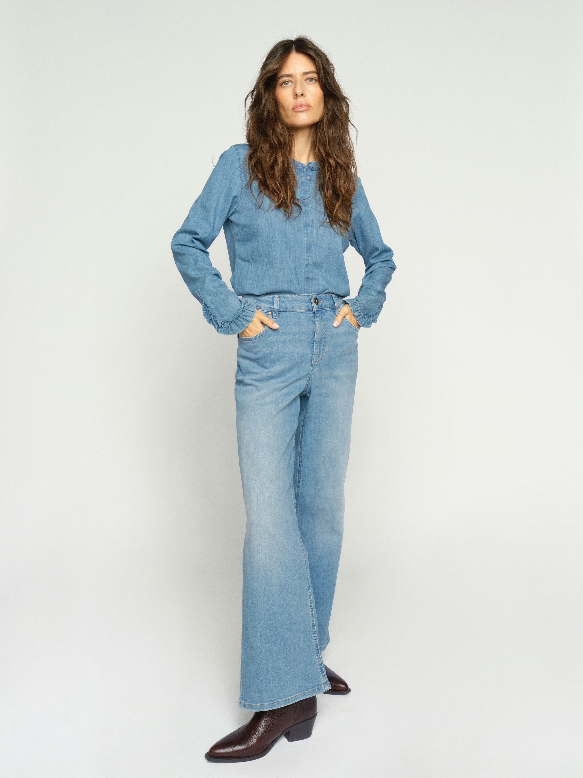 Mos Mosh Jeansbluse MMMattie