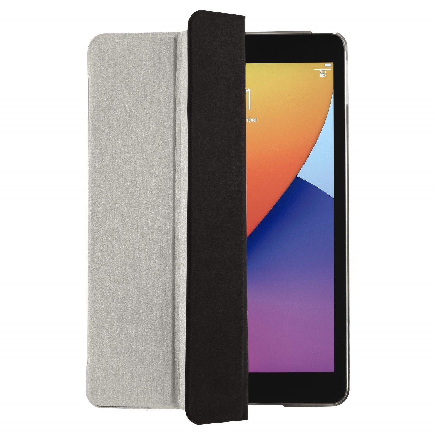 Hama Tablet-Hülle Smart Case Fold Tasche Cover Hülle Bag Silber, Standfunktion für Apple iPad 7 2019 / iPad 8 2020 / iPad 9 2021 10,2" – Bild 3 von 5