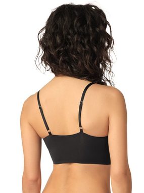 Skiny Set: Bügelloser BH 2er Pack Damen Bustier mit herausnehmbare Pads (Packung, 2-tlg) Unterbrustband