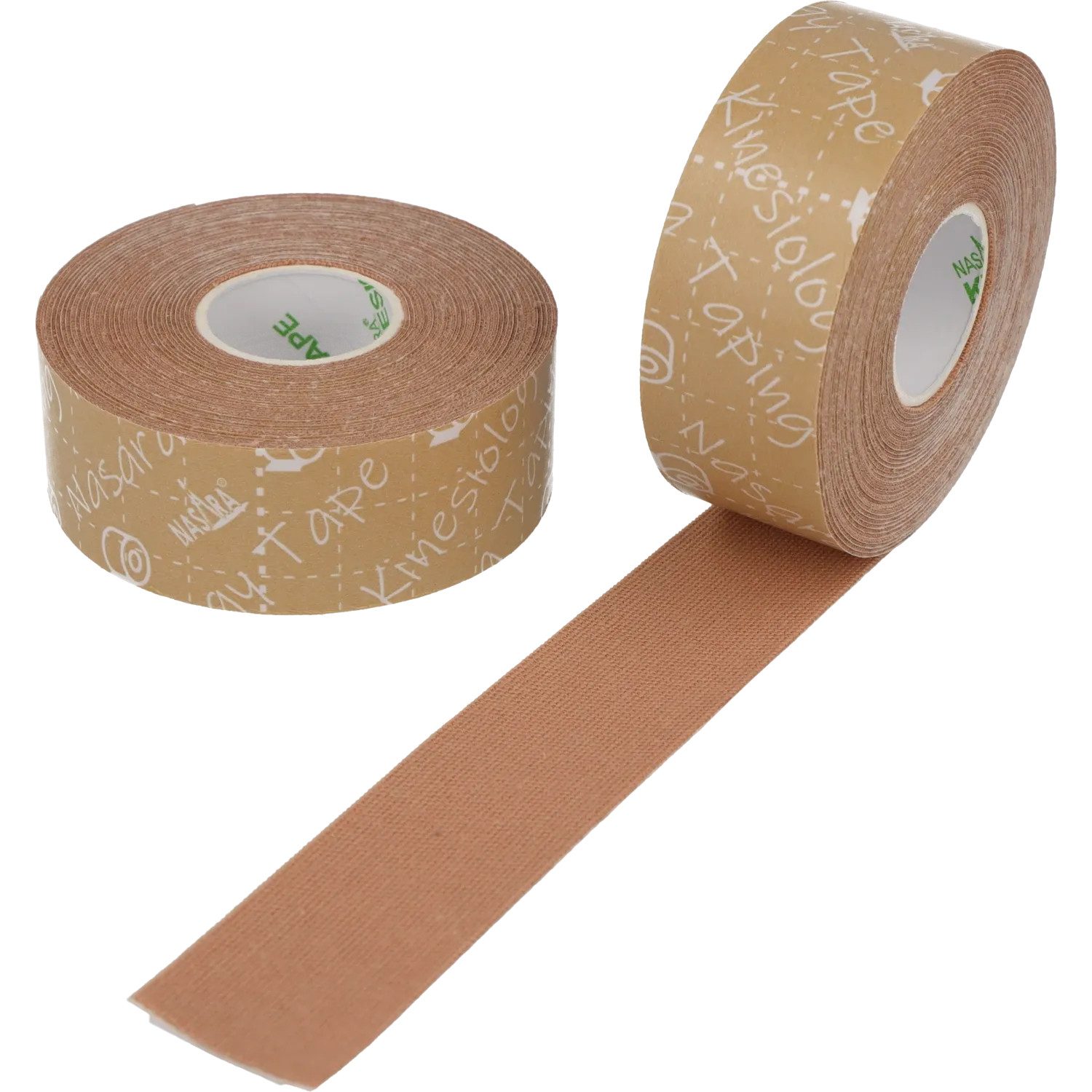 NASARA Kinesiologie-Tape NASARA Kinesio Tape, 2,5cm x 5m (2 Rollen)