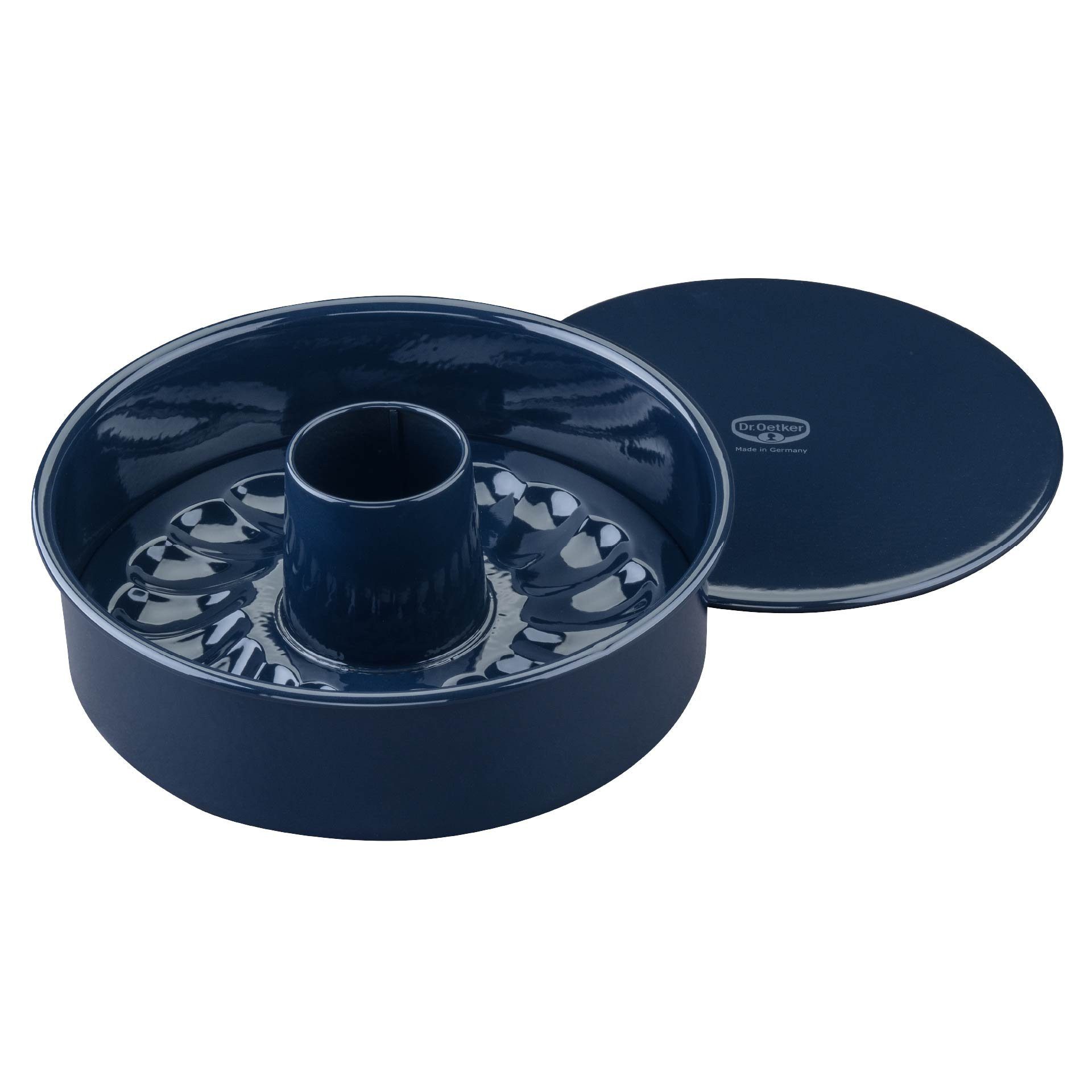 Dr. Oetker Küchenhelfer Garantieform Ø 26cm, mit Flach und Rohrboden, antihaftbeschichtet, aus Stahlblech