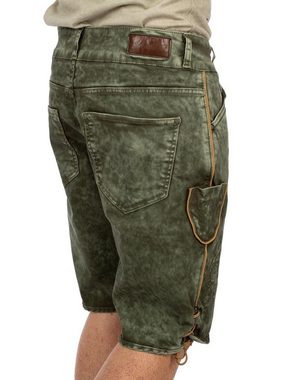 Hangowear Trachtenhose Trachtenjeans RALKO Short army