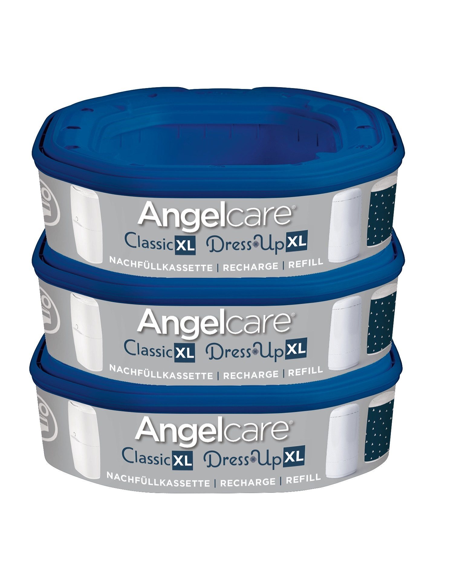 Angelcare® Windeleimer Nachfüllkassette für Windeleimer Dress-Up und Classic XL 3er Pack II