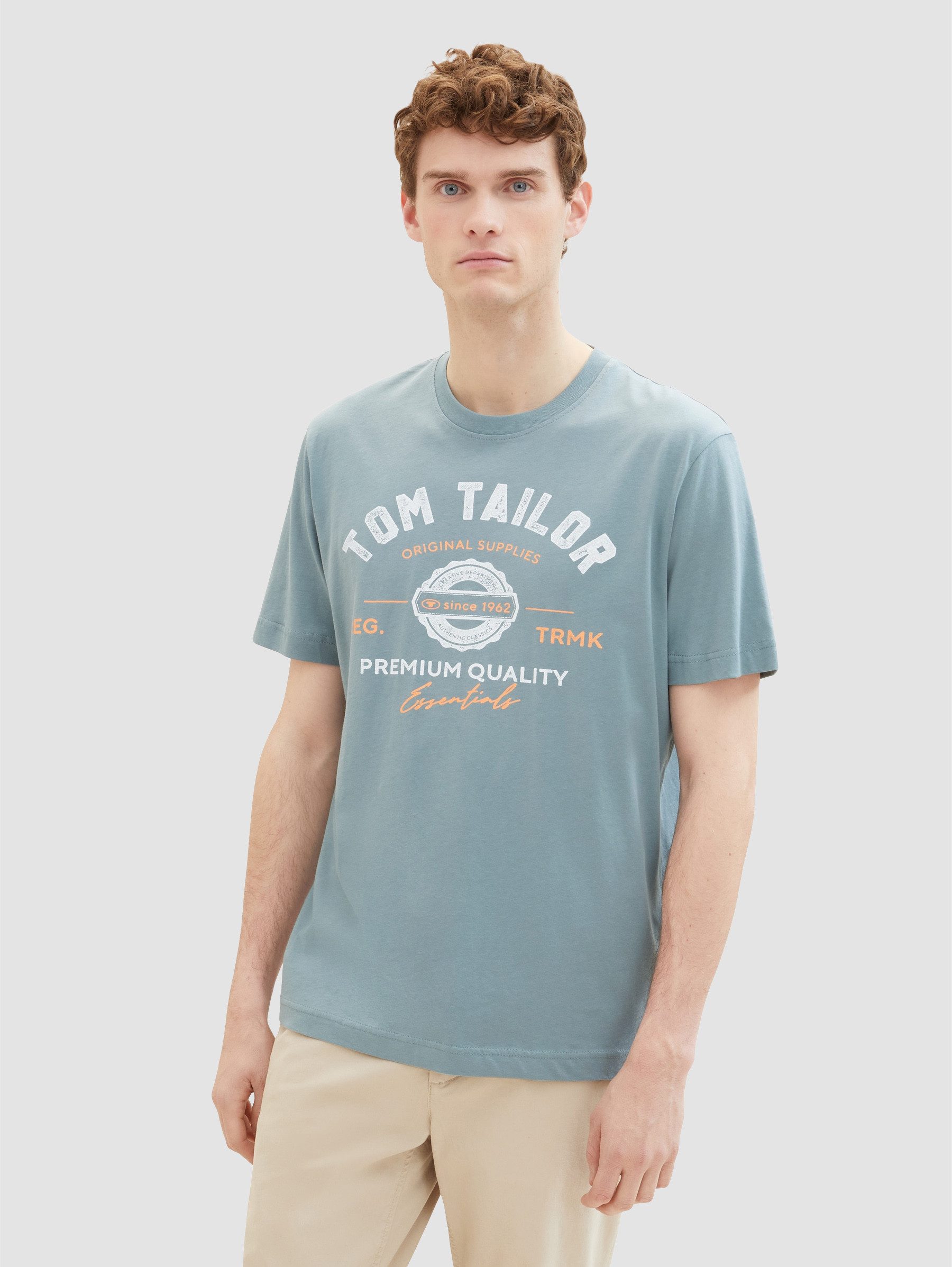 TOM TAILOR T-Shirt Logo 2-er Pack günstig online kaufen