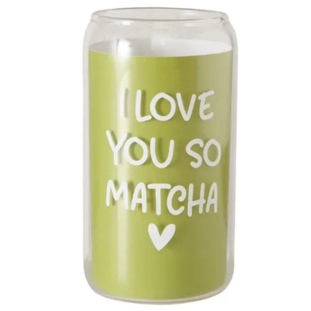 BOLTZE Glas I Love you so Matcha 540ml