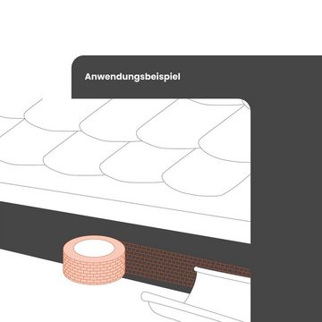 Fassadenprofile Lüftungsgitter (1 St), Optimale Dachbelüftung. PVC Kunststoff, zur Vogelabwehr, Traufgitter