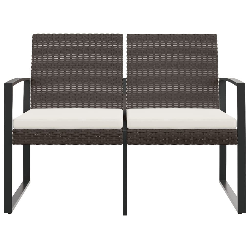 vidaXL Gartenbank Gartenbank 2-Sitzer mit Kissen günstig online kaufen