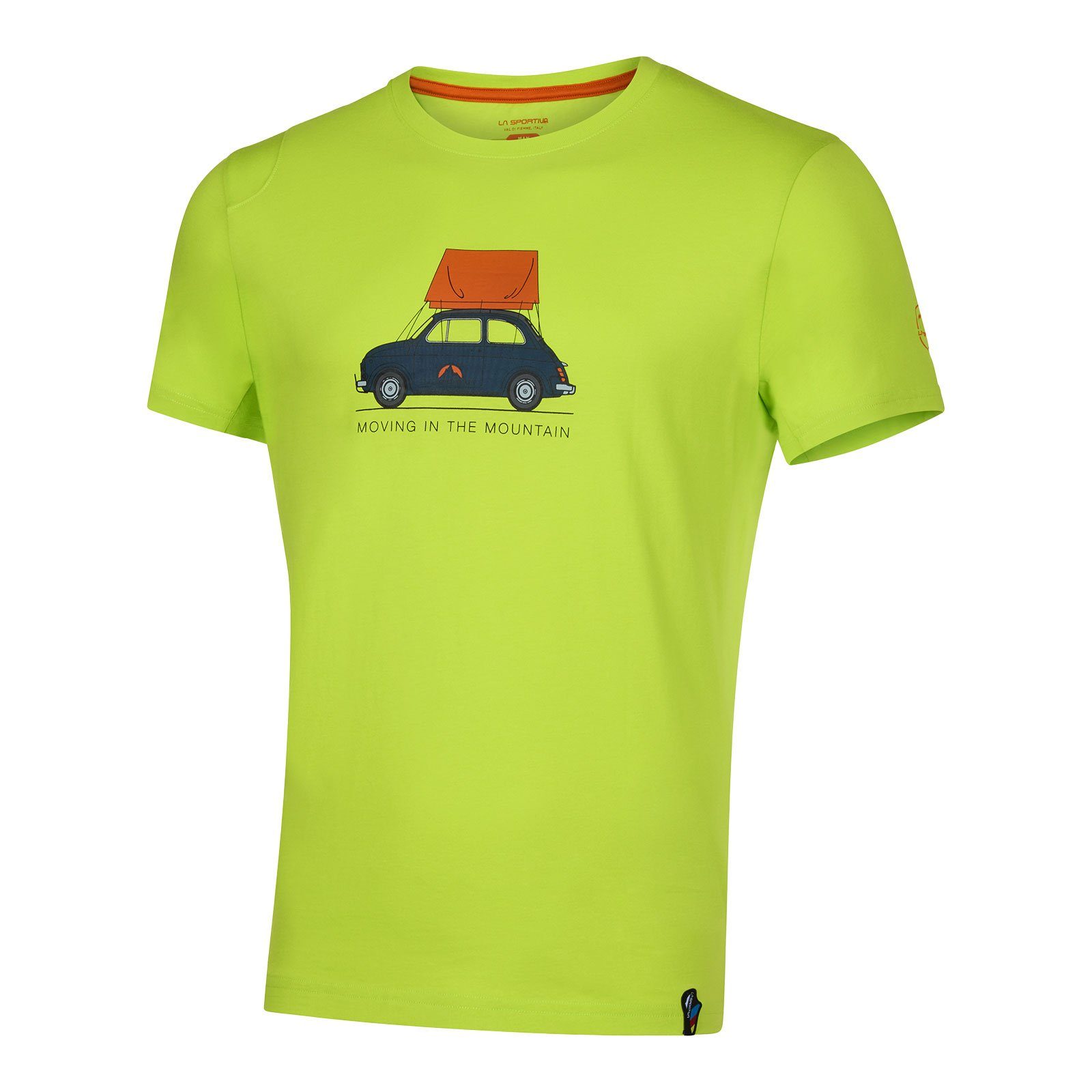 100% T-Shirt organischer M lime Sportiva La punch Cinquecento Baumwolle 729729 aus