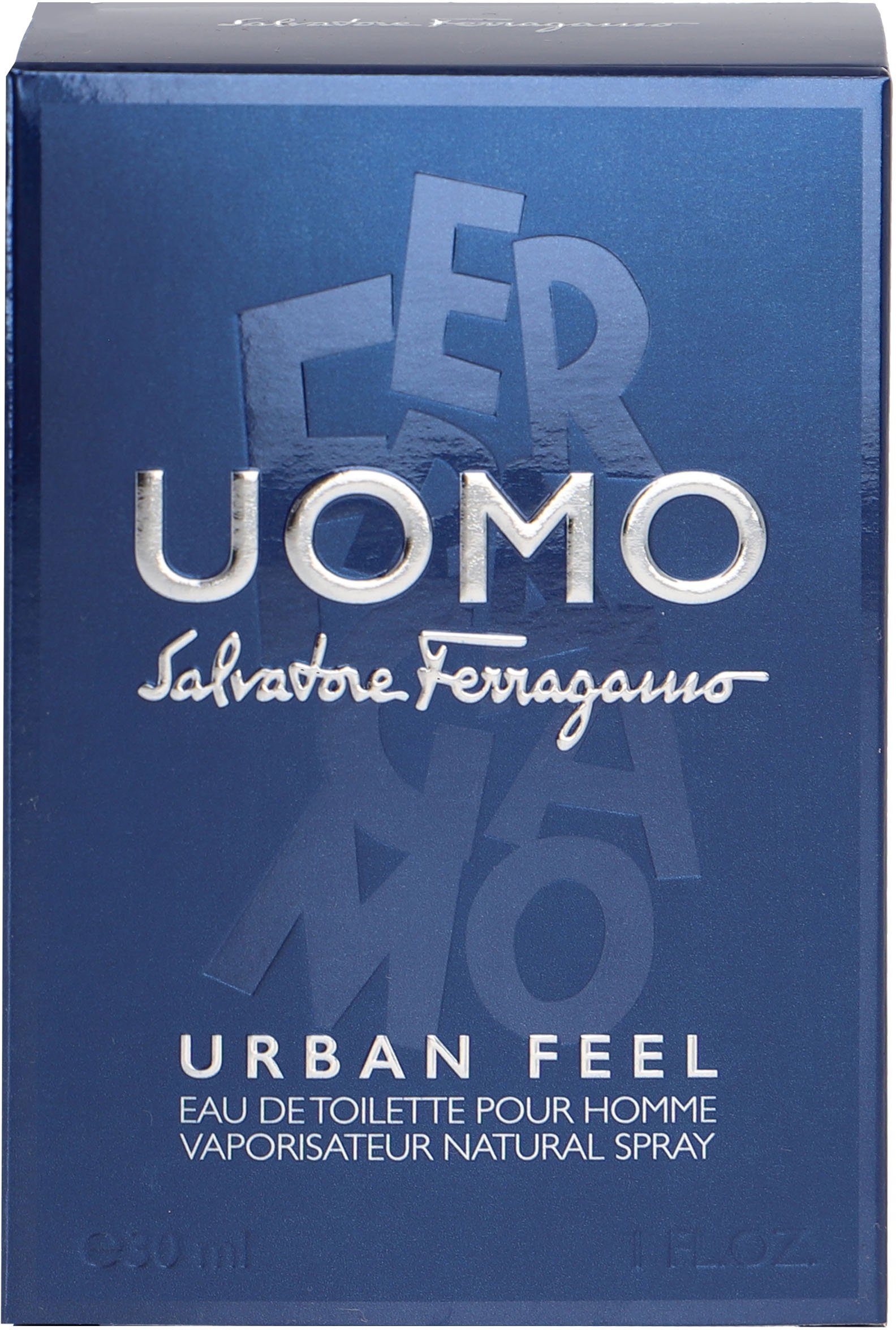 Salvatore Ferragamo Eau de Toilette UOMO Urban Feel, mit blumig-fröhlicher Duftnote