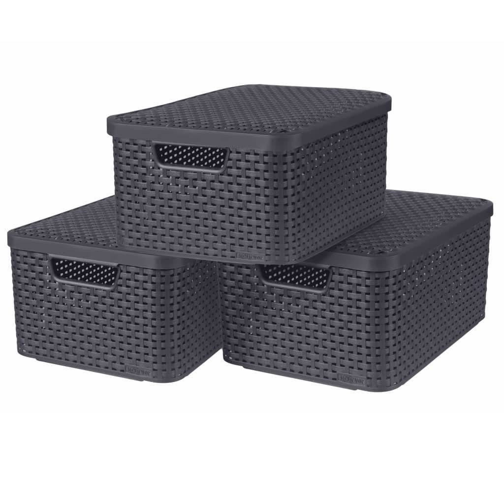 Curver Aufbewahrungsbox Aufbewahrungsboxen mit Deckel Style günstig online kaufen