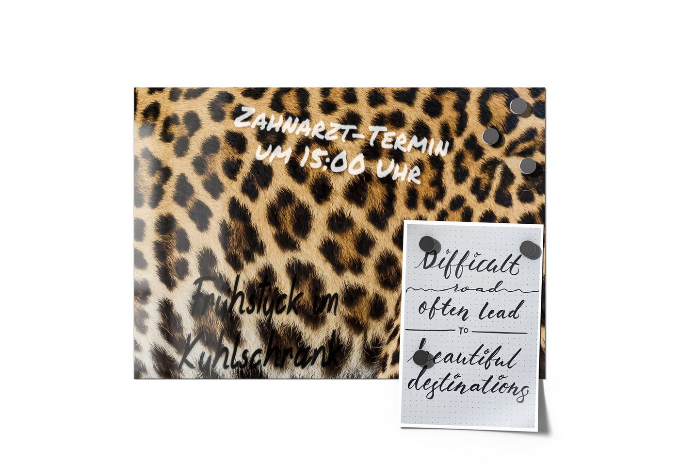 Thumbnail - DEQORI Magnetfolie 'Muster der Wildnis', beschreibbar universal Magnetmatte magnetisch Folie Planer Kalender