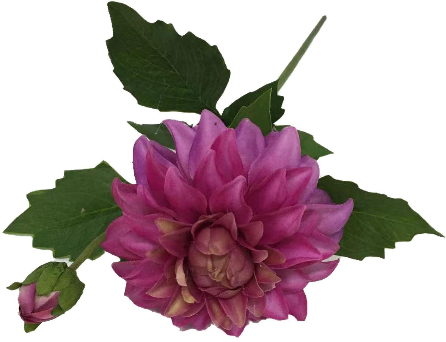 Kunstblume Künstliche Dahlie WERNYT, violett, 45cm Dahlie, artplants, Höhe 45.0 cm