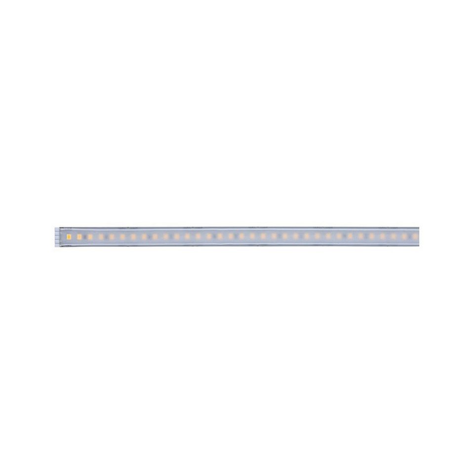 Paulmann LED-Streifen MaxLED 1000 Stripe 1m IP44 Cover 2700K 12W 24V Silber  Kunststoff, 1-flammig