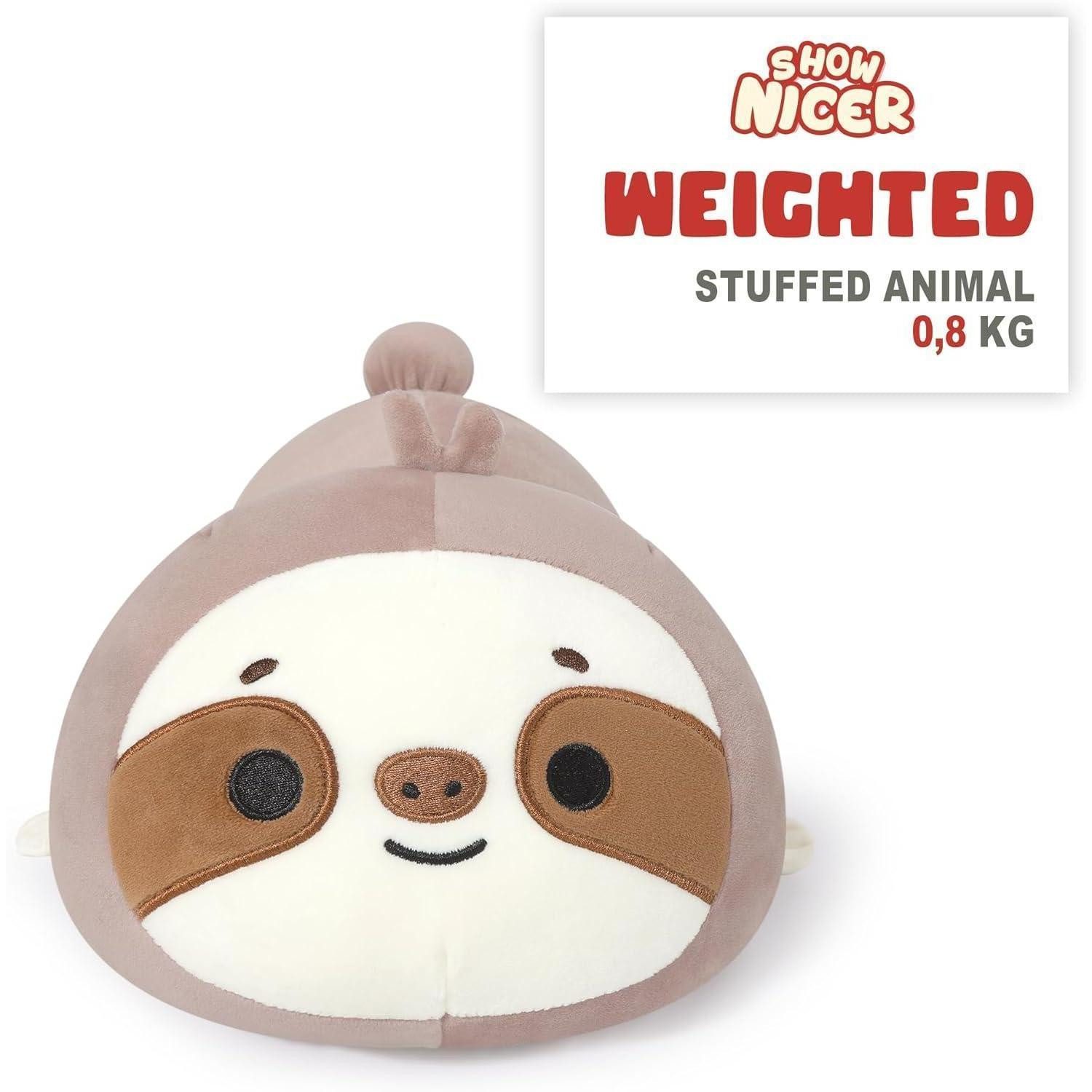 LuxusKollektion Kuscheltier Gewichtetes Kuscheltier Faultier Plüsch Spielzeug Faultier 35CM