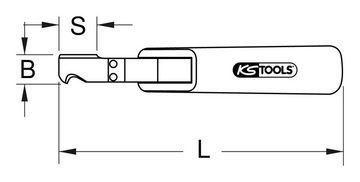 KS Tools Kabelmesser, Universal, 28 mm