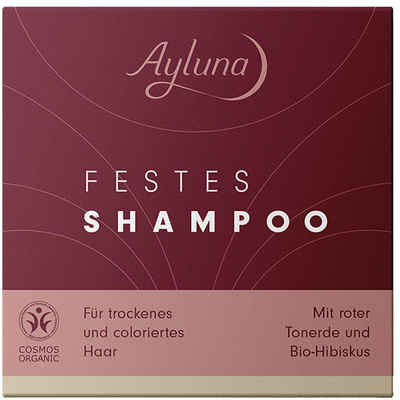 Ayluna Festes Haarshampoo Festes Shampoo für trockenes Haar, 60 g