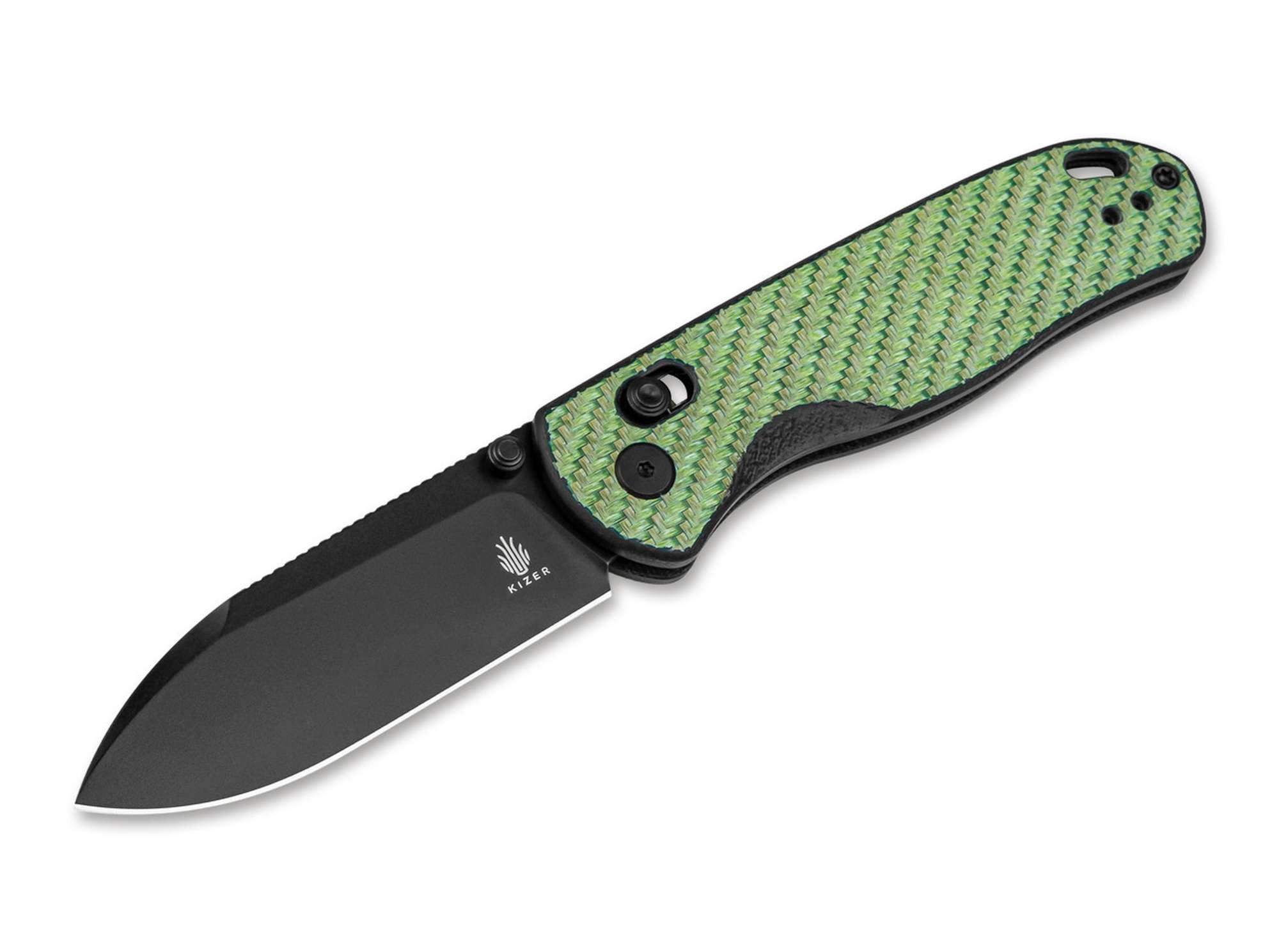 Kizer Taschenmesser Taschenmesser Drop Bear Nitro-V G10 CF Black Blade