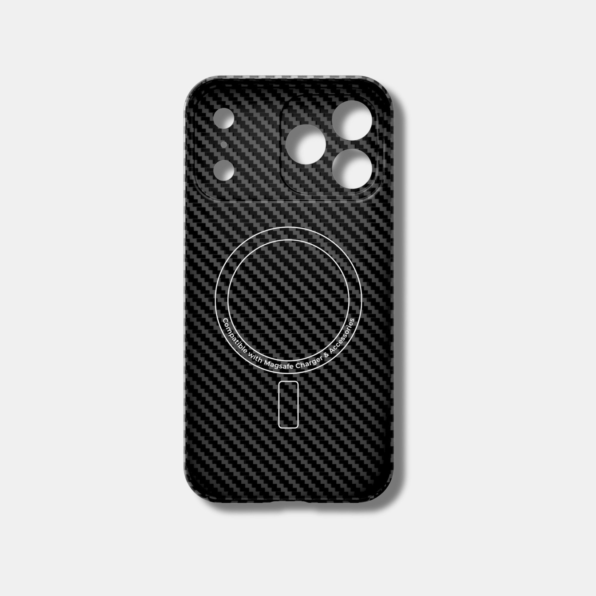 CRBNCNCPT Handyhülle Carbon Fiber x Aramid iPhone 17 16 15 Hülle Case Cover Schwarz Herren, MagSafe, Magnetisch, Superleicht, Ultrarobust