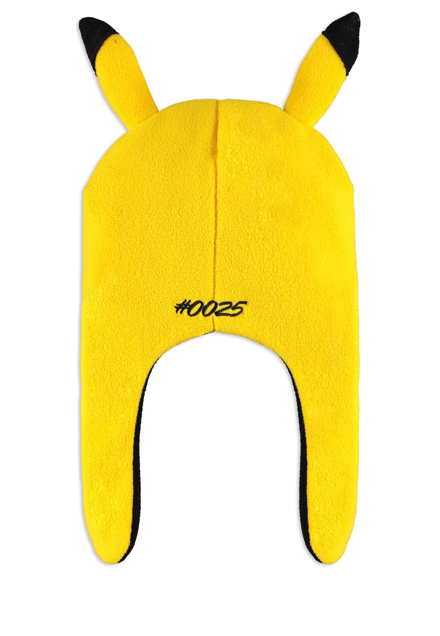 POKÉMON Beanie Pikachu Fleece Sherpa Beanie Ohrenschutz Strickmütze Wintermütze