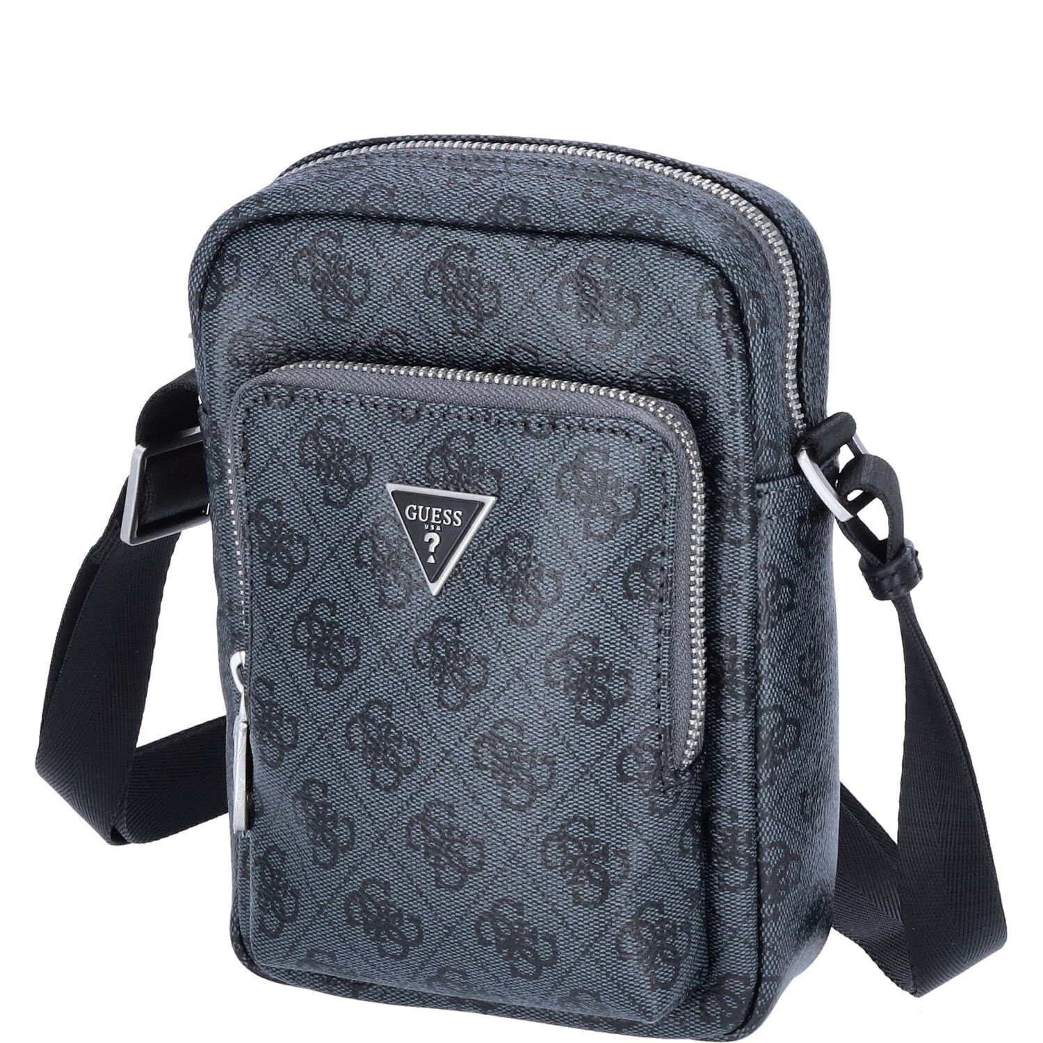 Guess Umhängetasche GUESS Herren Umhängetasche Milano Black (1, 1-tlg., 1)