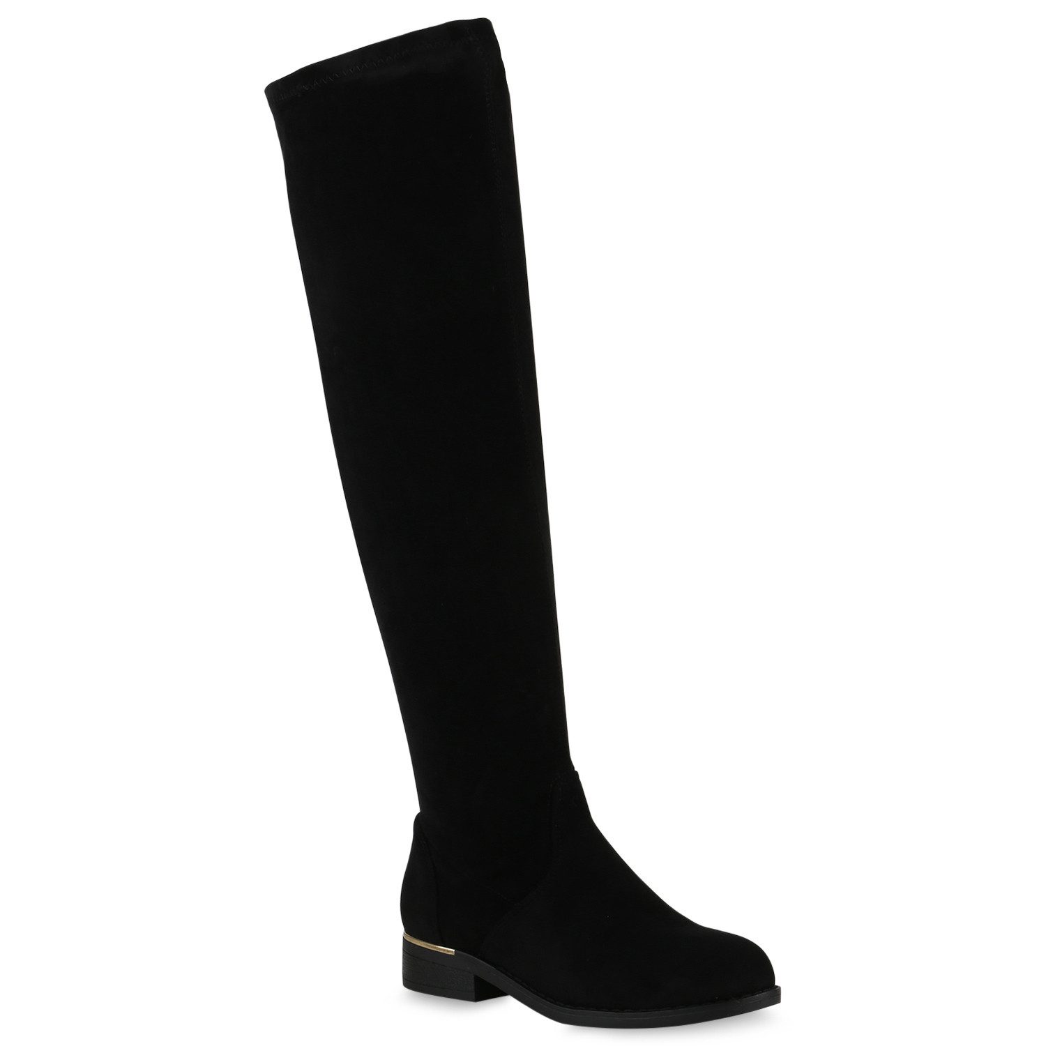 VAN HILL 902284 SM 7570-PG[IL]0-76(Gefuttert)[SM] Damen Stiefel Overkneestiefel Schuhe