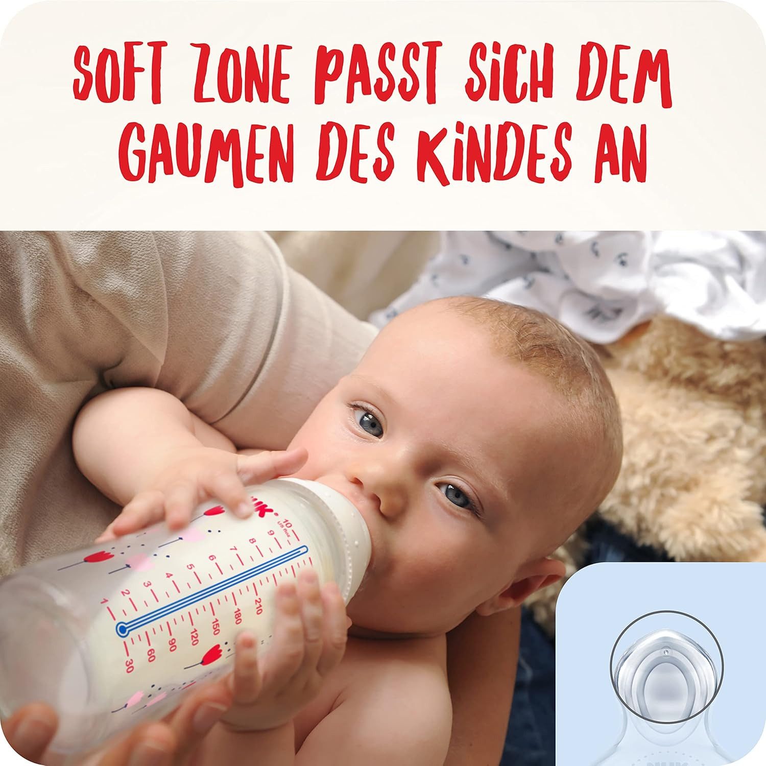 NUK Babyflasche NUK First Choice+ Perfect Start Set – Flaschen & Sauger Komplett, Perfect Start Set