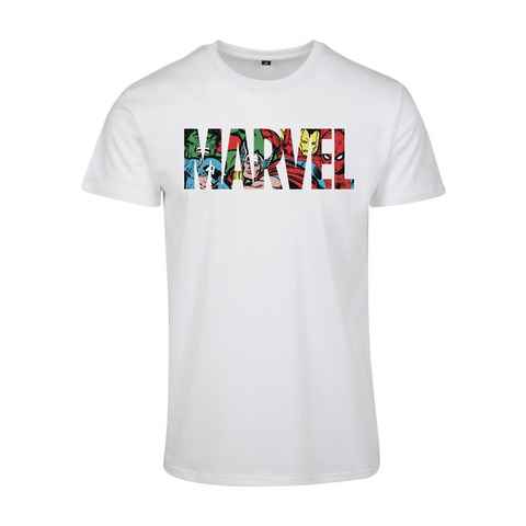 Merchcode T-Shirt Merchcode Herren Marvel Logo Character Tee (1-tlg)