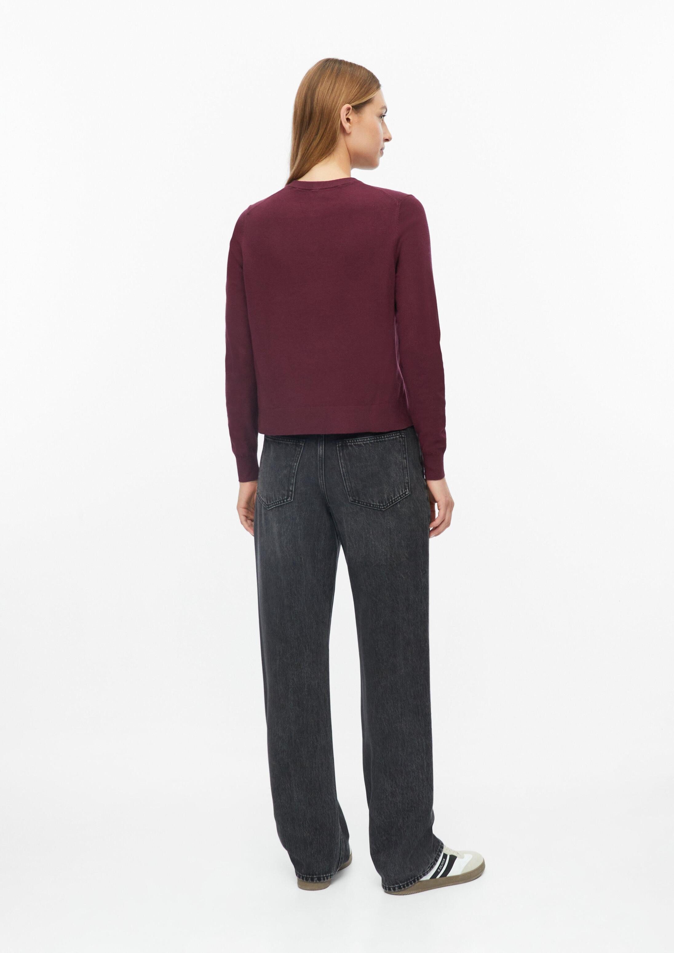 s.Oliver Cardigan Strickjacke Feinstrickjacke mit Rippbündchen