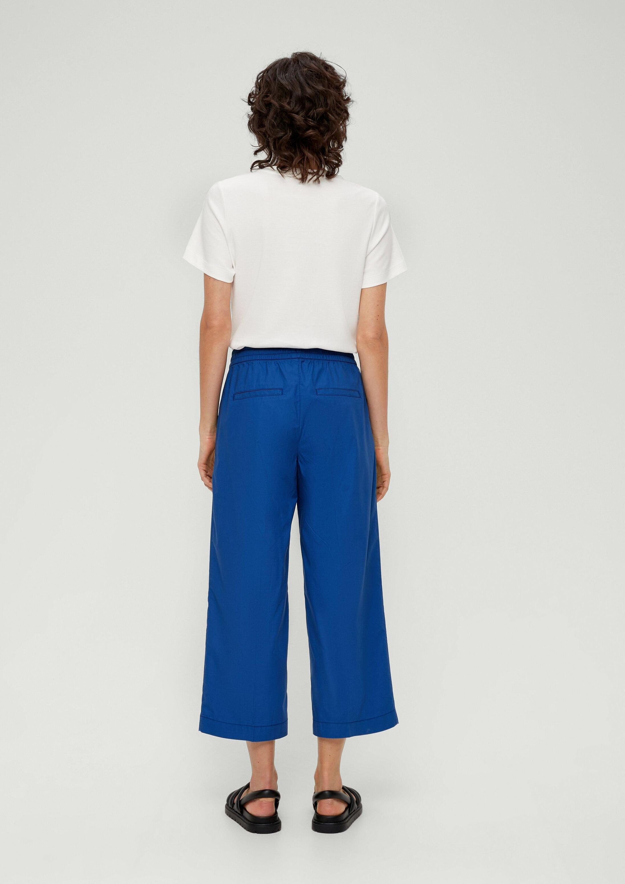 s.Oliver Culotte Hose Regular: Culotte mit Bügelfalten