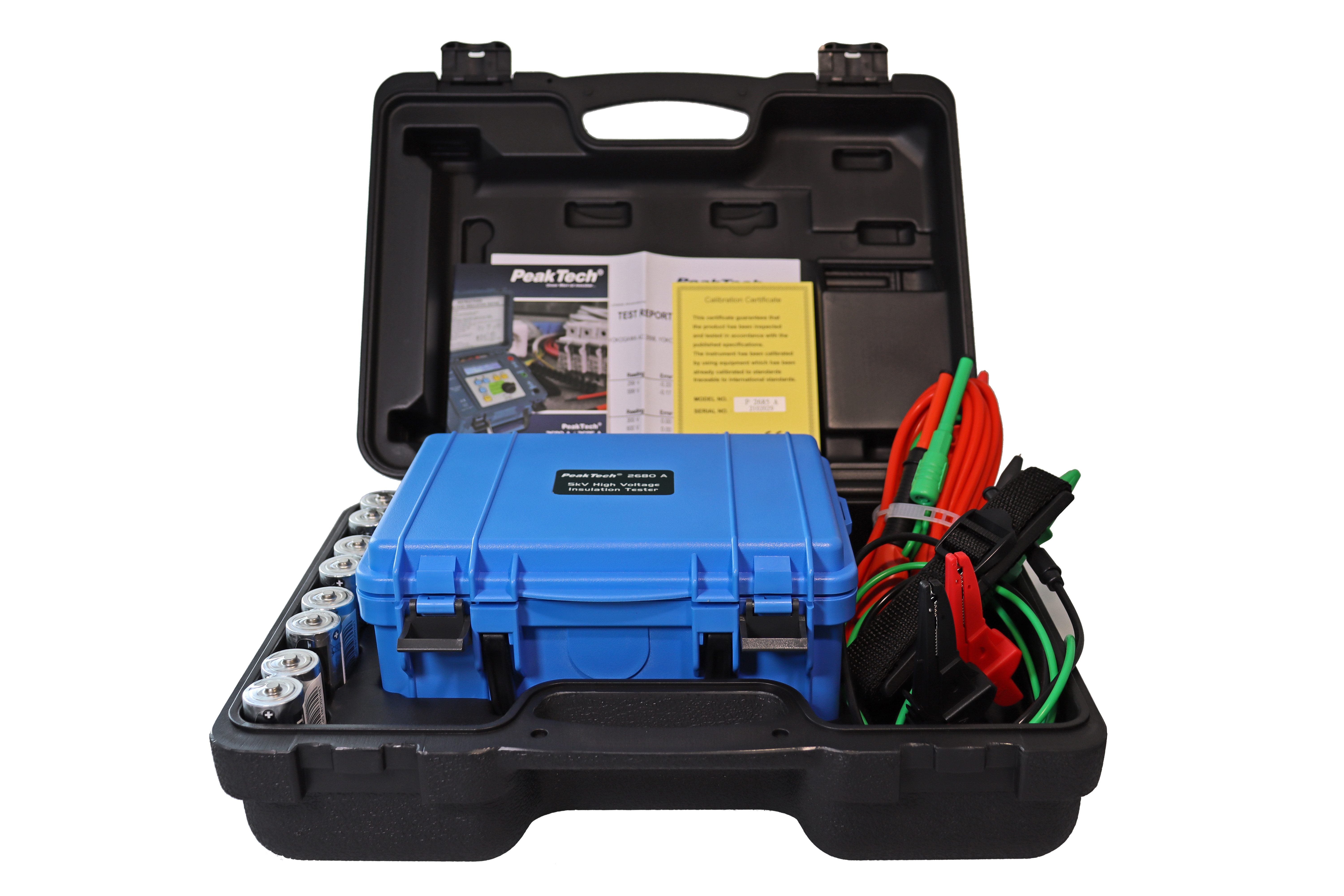PeakTech Spannungsprüfer Isolationsmessgerät Hochspannung 500–5000 V 300 GΩ