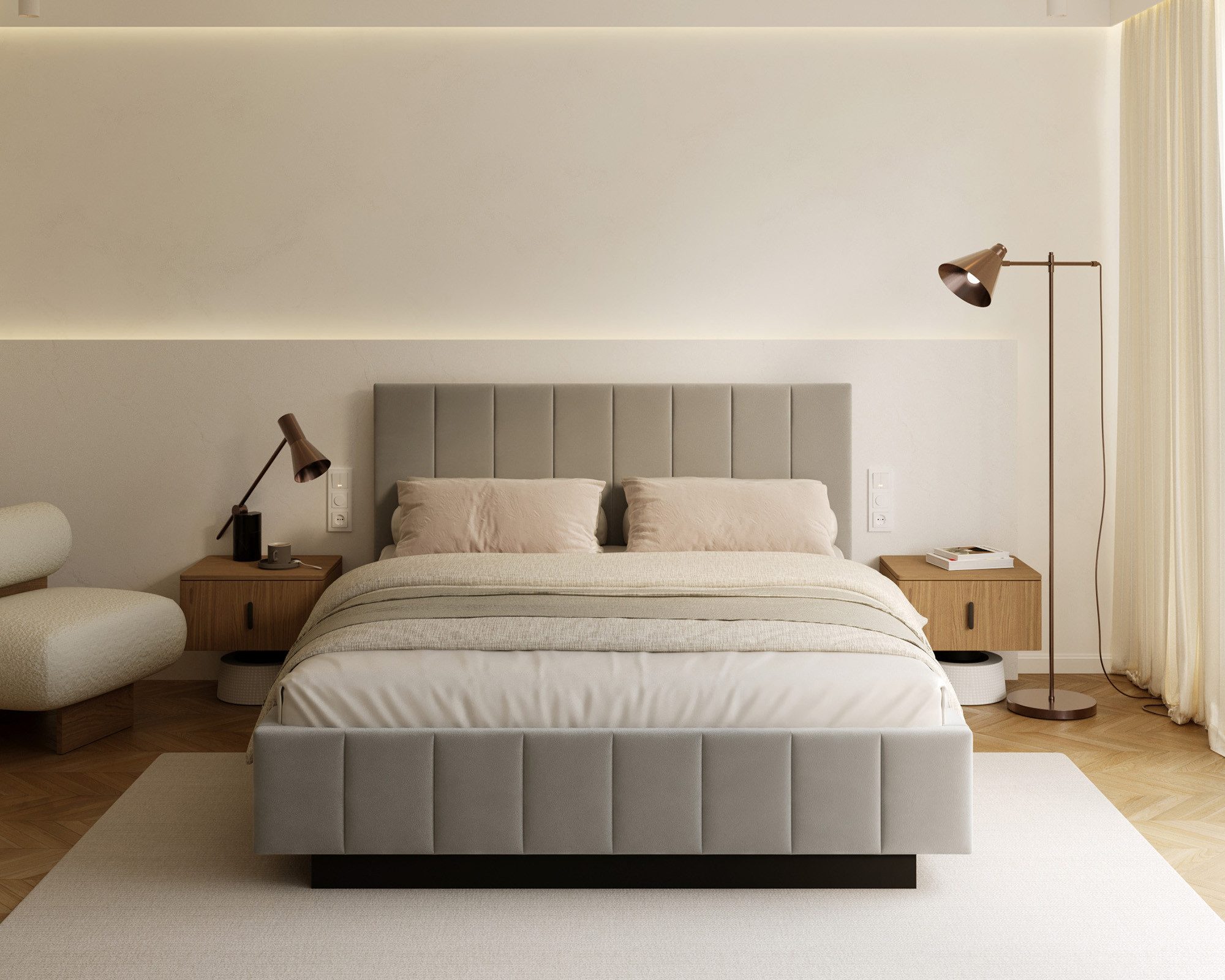 thematys Polsterbett mit Bettkasten 120x200, 140x200, 160x200, 180x200cm (MADE IN EU - mit hochwertigem Velours Bezug, Bettrahmen, Bett, Optional mit Matratze bestellbar, mit großen gepolsterten Kopfteil, mit Bettkasten zum aufklappen), Metallrahmen mit Lattenrost, hydraulische Klappfunktion für Stauraum