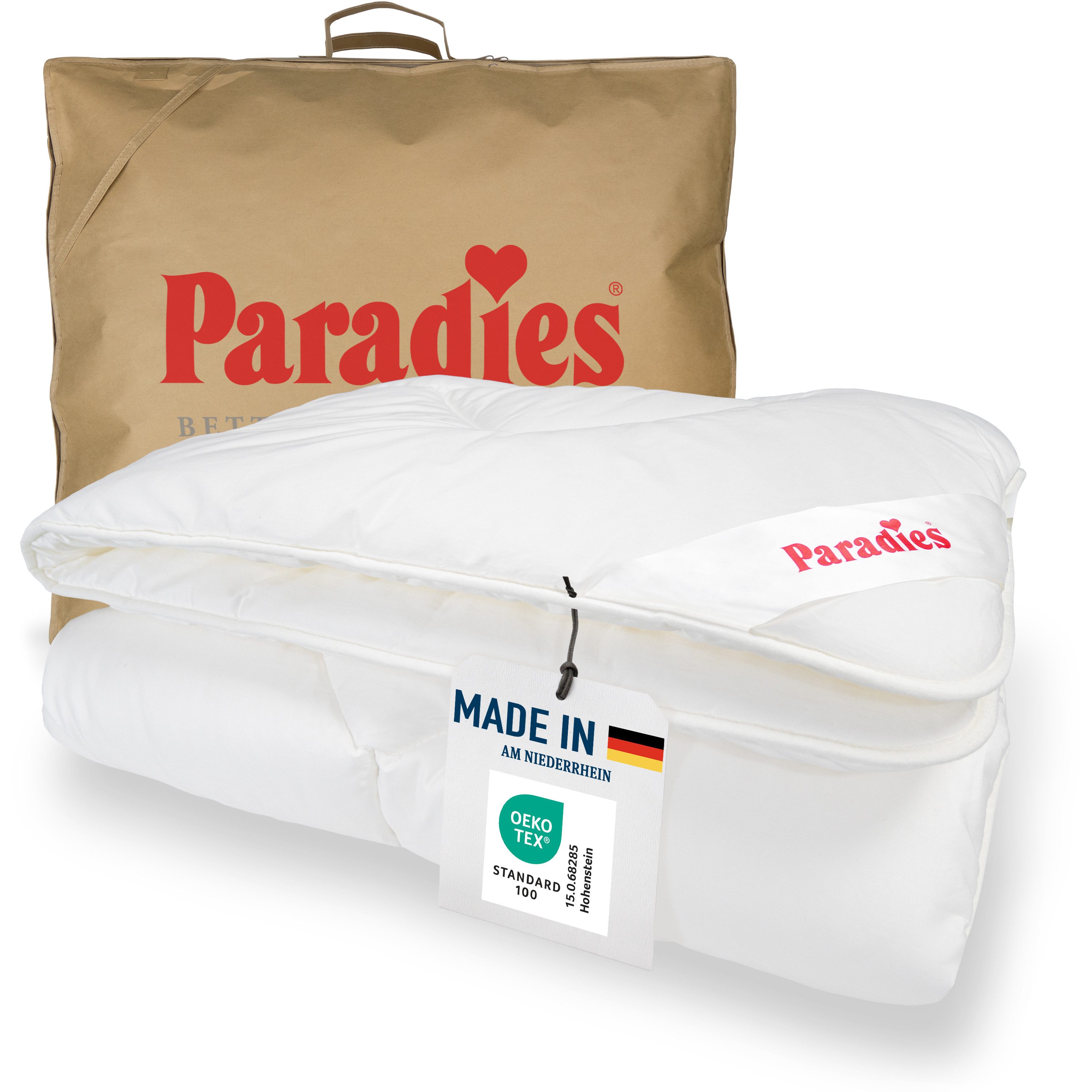 Paradies Kunstfaserbettdecke Prima Bio, Füllung: 100% Polyester, Bezug: 100 günstig online kaufen