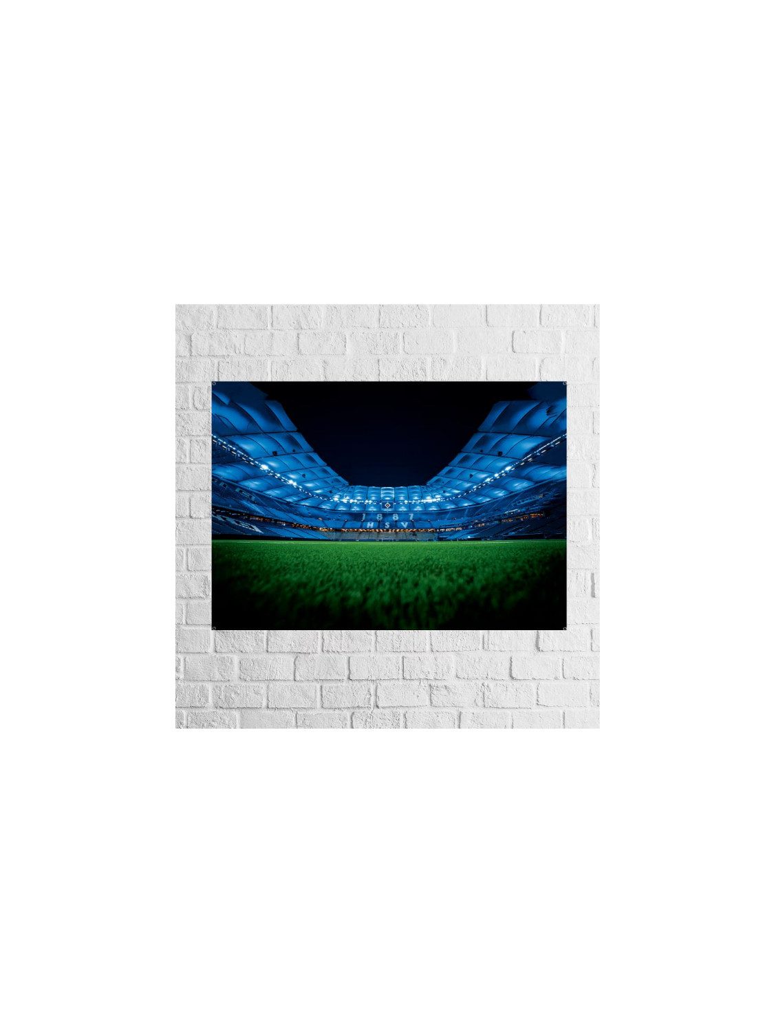 VertriebsArena GmbH Fahne HSV Wandfahne "Stadion" 120x80cm