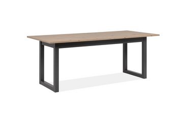 freiraum Esstisch Denver, in Artisan Oak / anthrazit - 200x75x90cm (BxHxT)