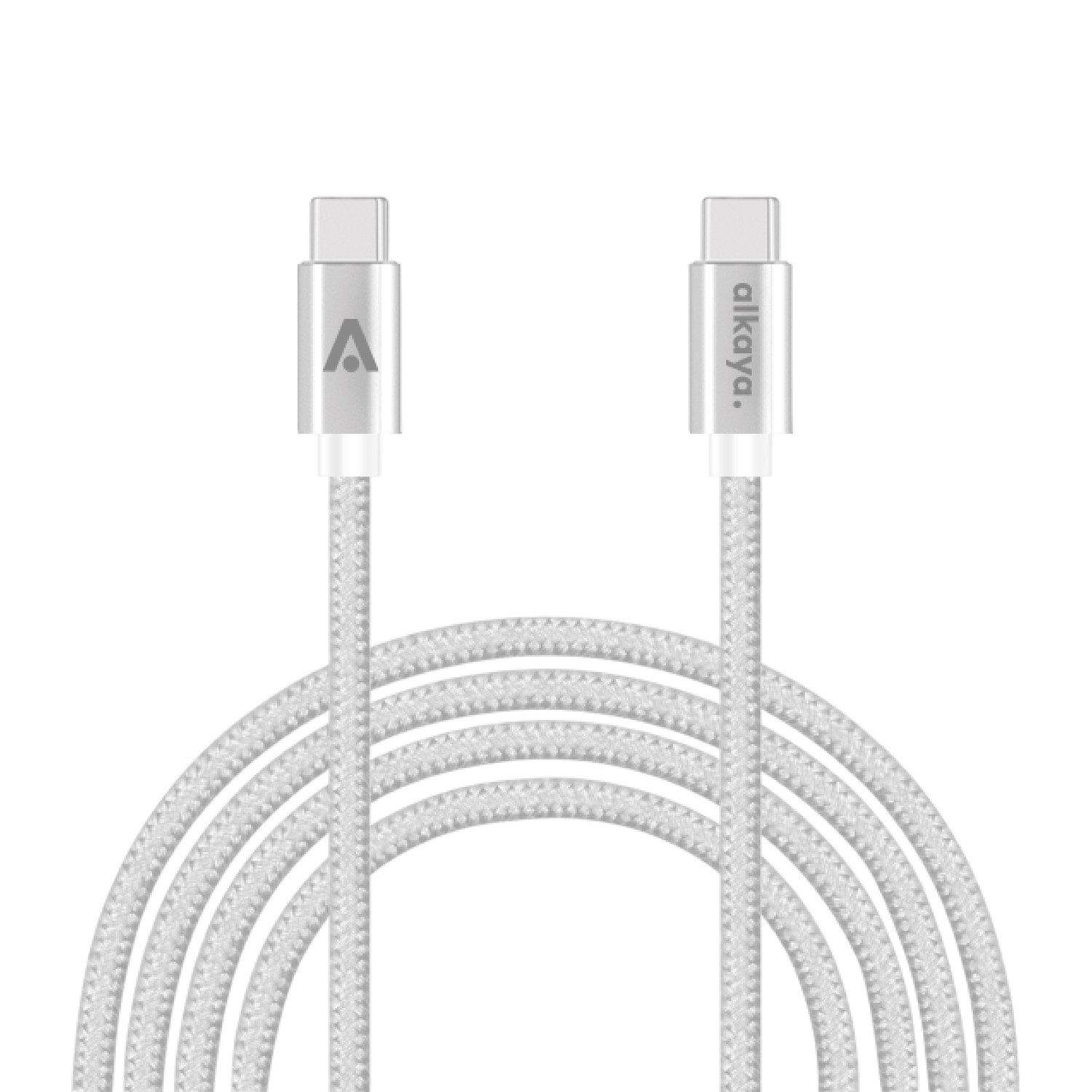 alkaya. Speed Flex Datenkabel Geflochten 65W, Smartphone-Kabel, USB-C, USB Typ C (100 cm), USB C, USB Typ C, für iPhone 15 16 17 Pro Max Plus, Samsung, Xiaomi