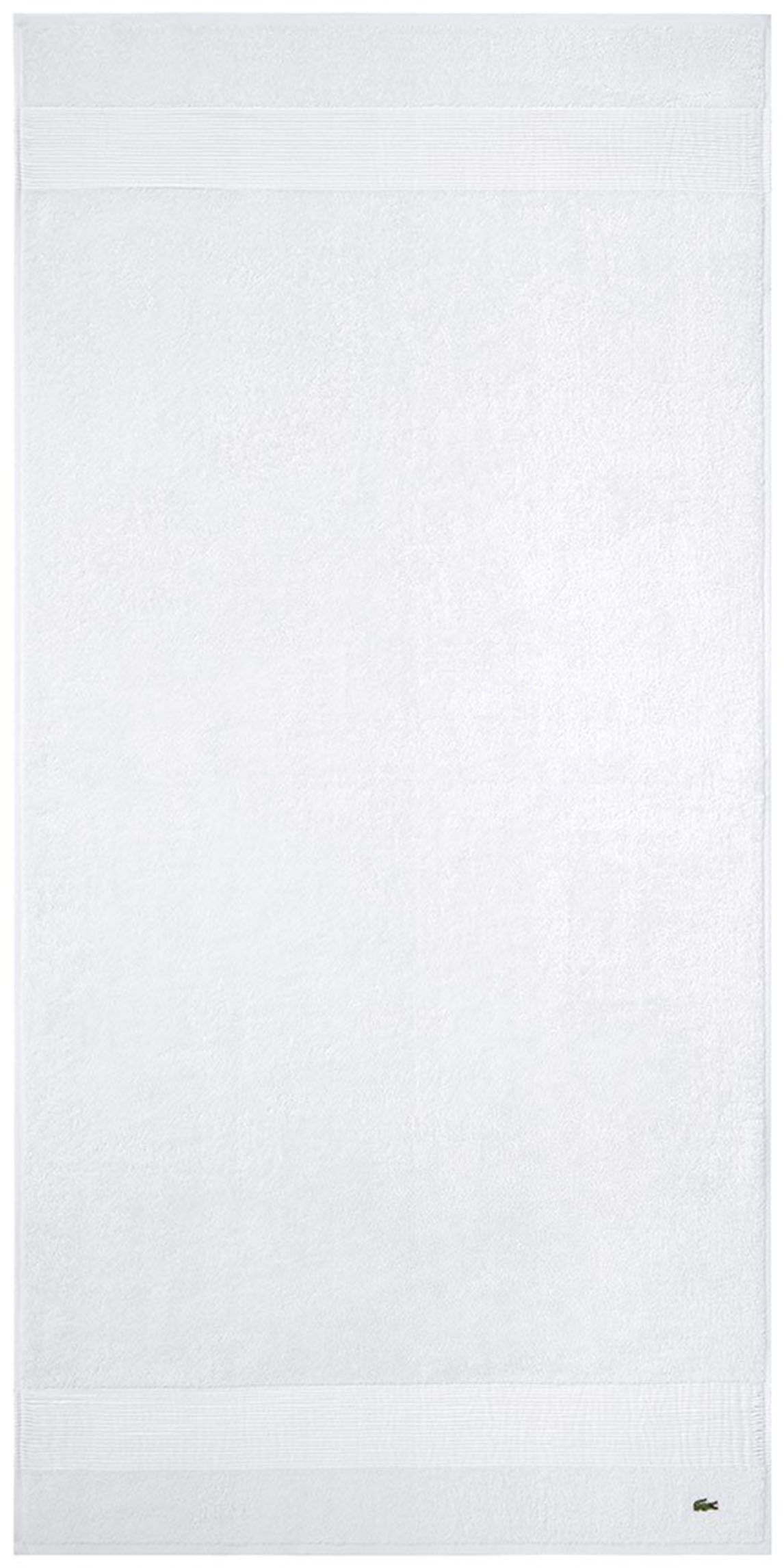 Lacoste Duschtuch LLECROCO, Frottier (1-St), mit Label-Applikationen