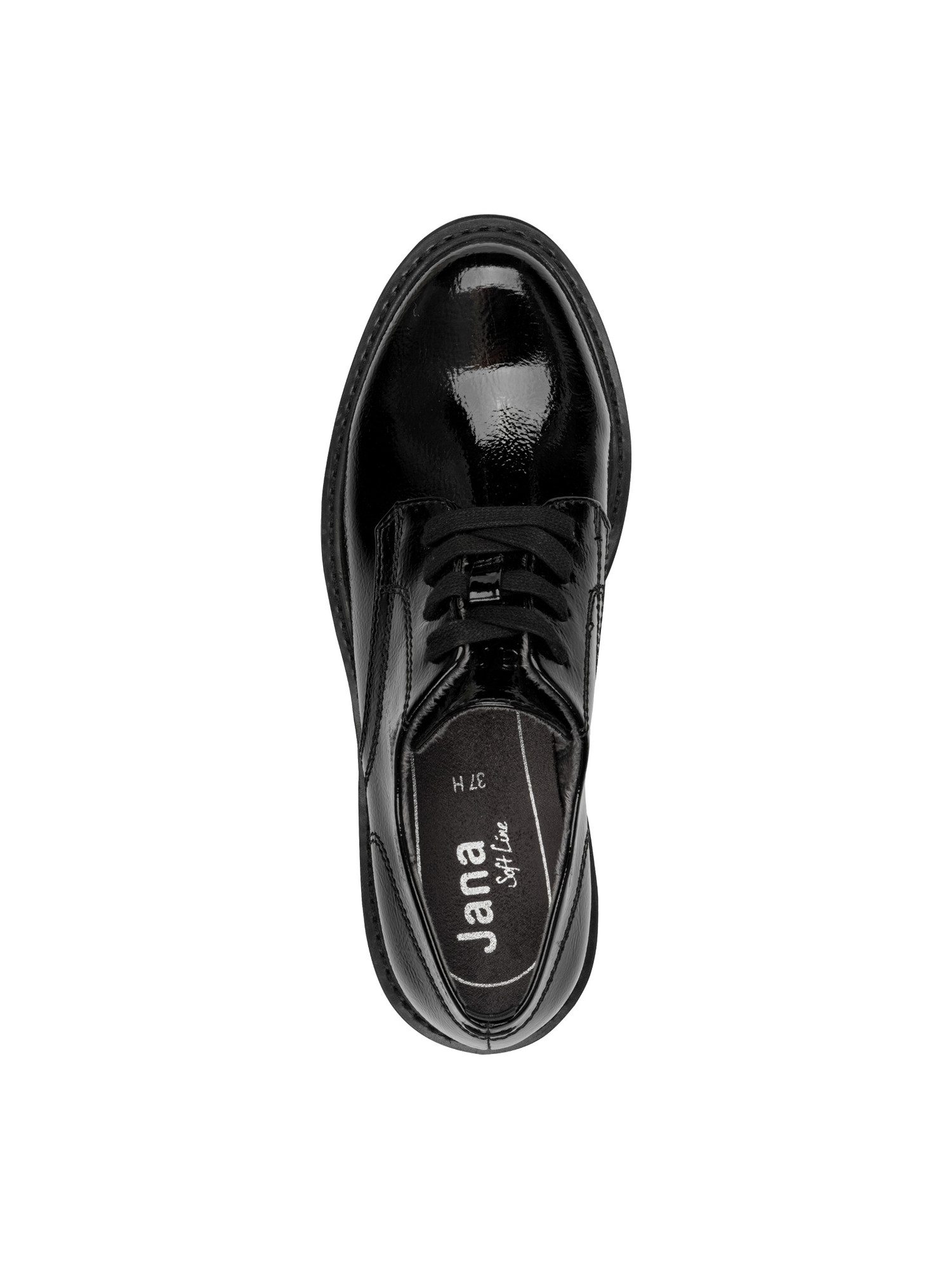 Jana Vegan, Mehrweite mit Blockabsatz Blockabsatz Schnürschuh Vegan