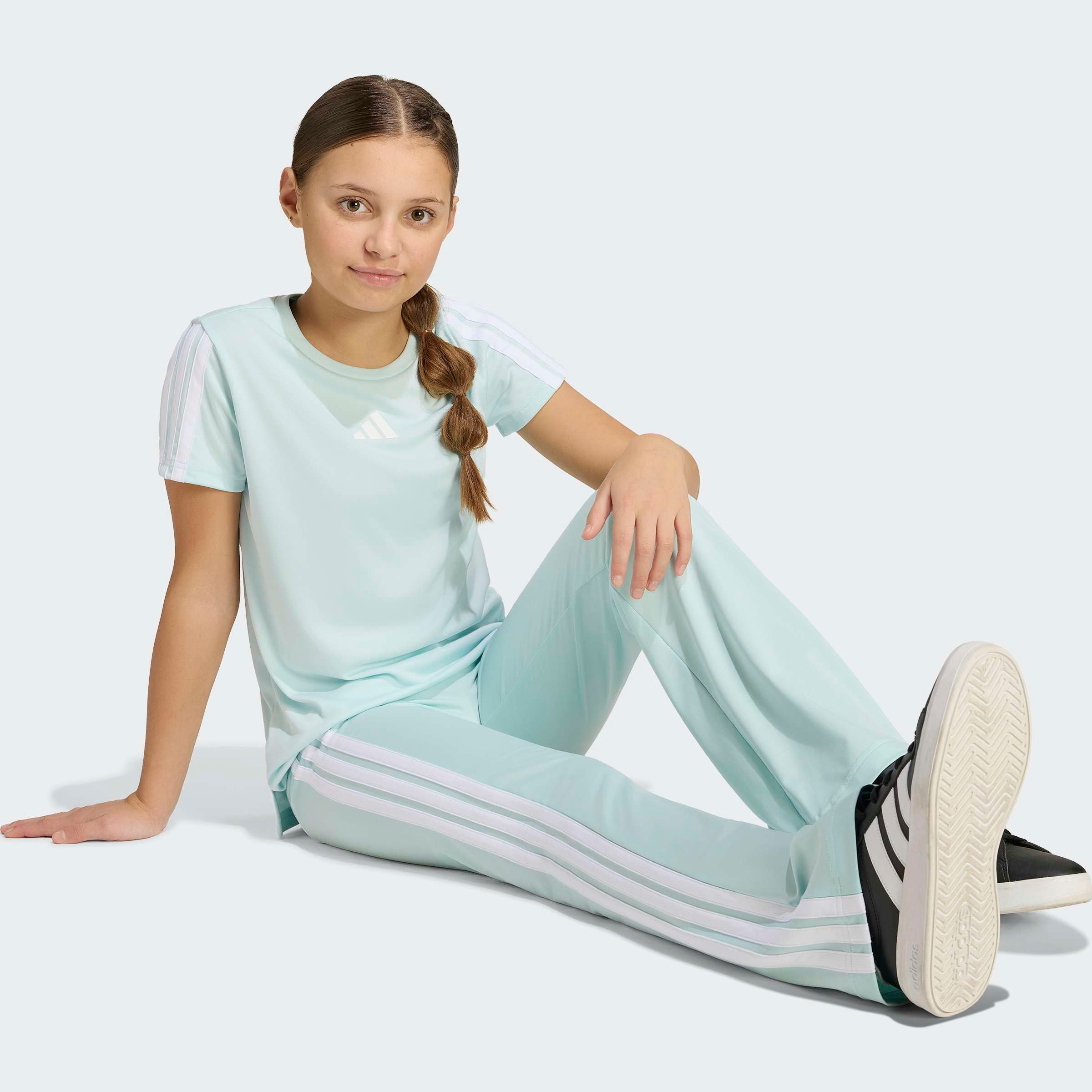 adidas Sportswear T-Shirt TRAINING ESSENTIALS 3-STREIFEN KIDS für Kinder, Kurzarm, ohne Verschluss, mit Climacool® Technologie – Bild 5 von 5