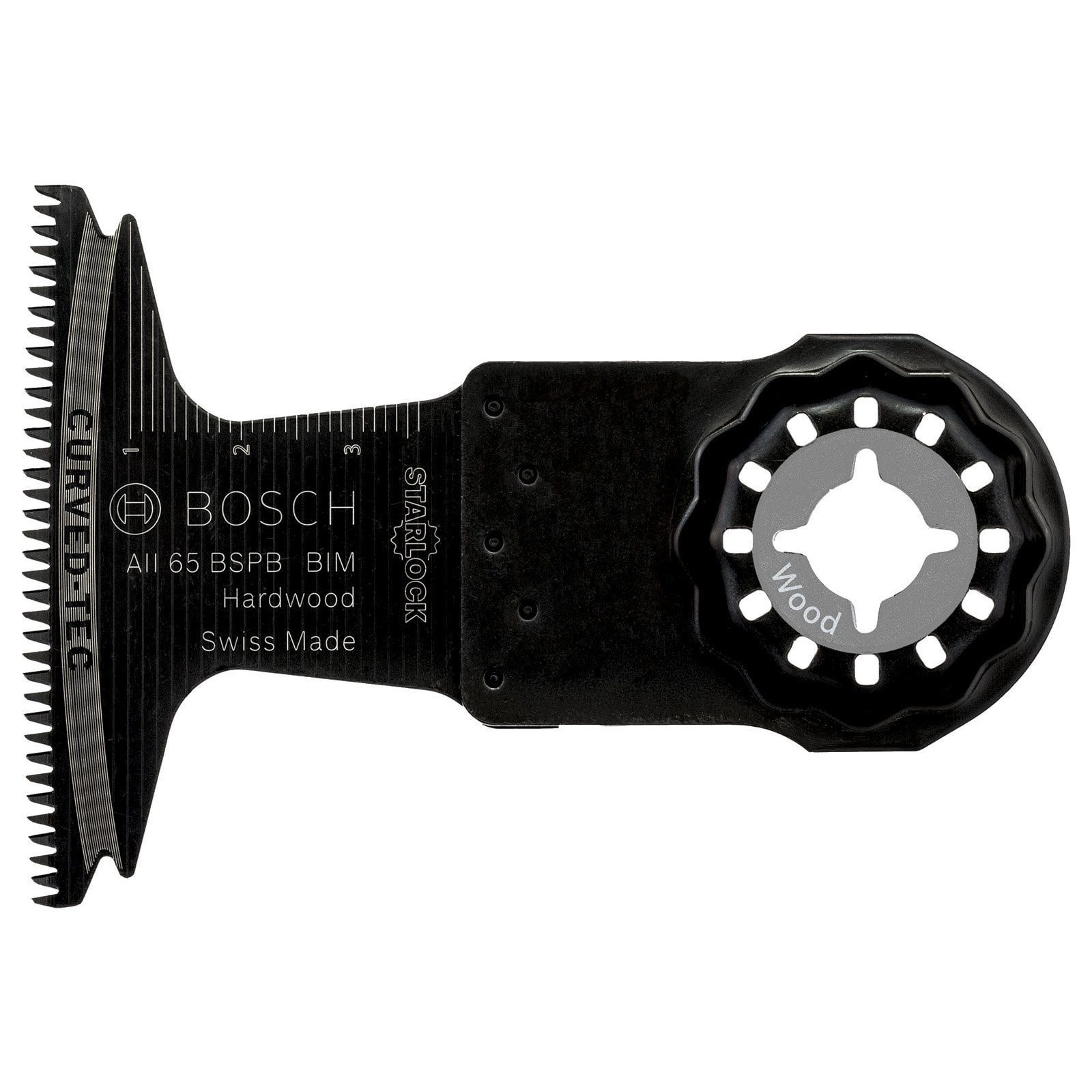 BOSCH Tauchsägeblatt Bosch 1x BIM Tauchsägeblatt Starlock AII 65 BSPB Hard Wood 40 x 65 mm
