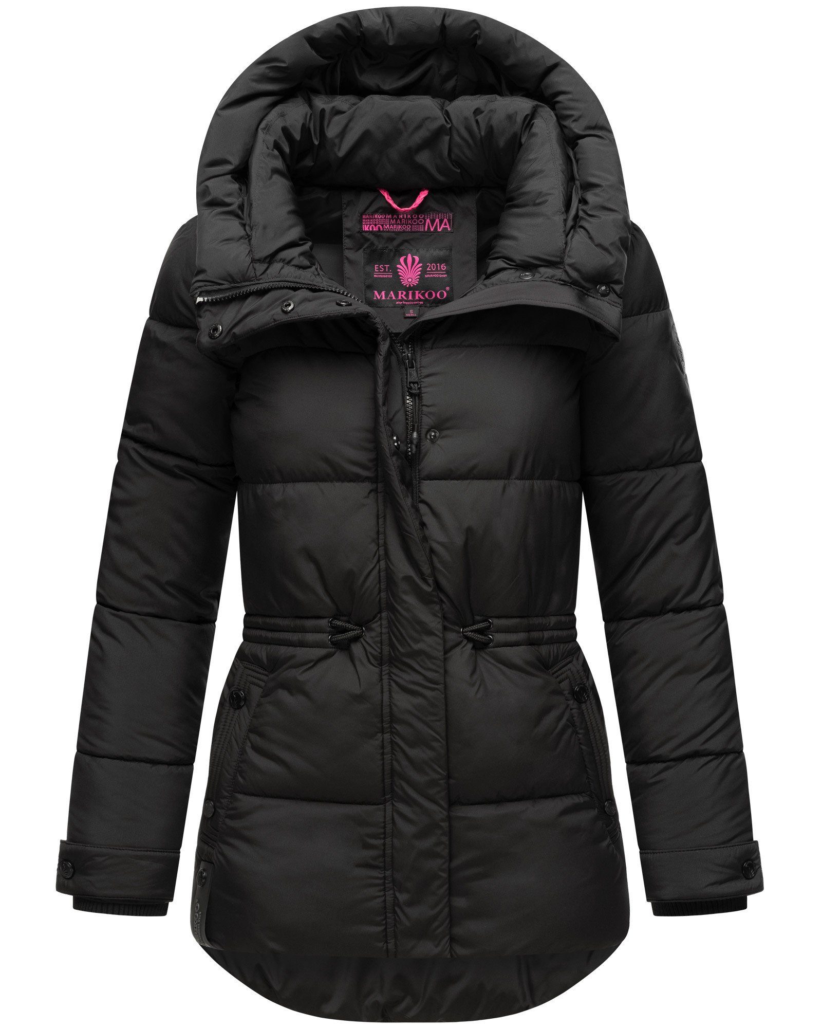 Marikoo Winterjacke Akumaa mit tailliertem Schnitt